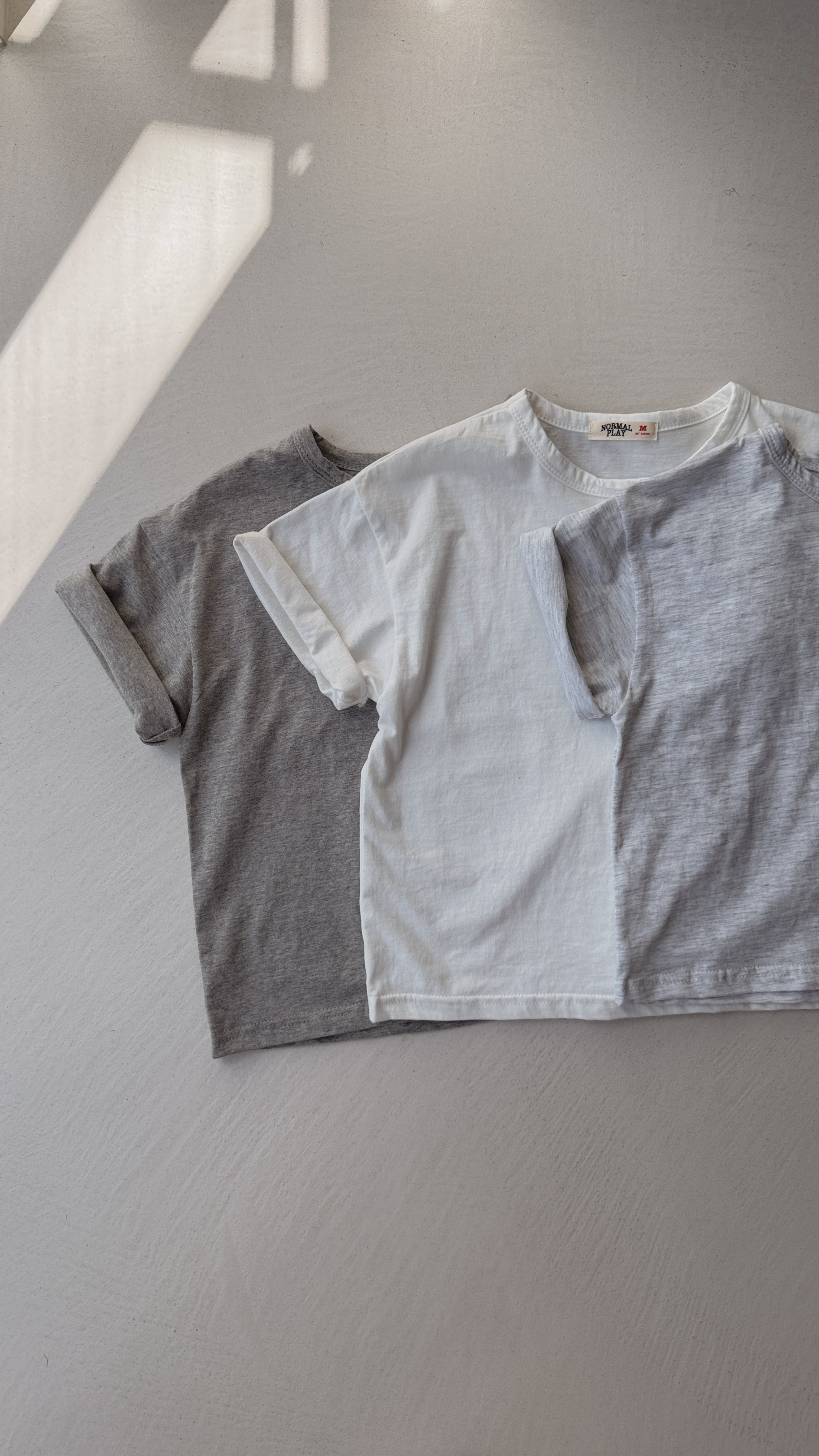 T-shirt Finn - gris clair