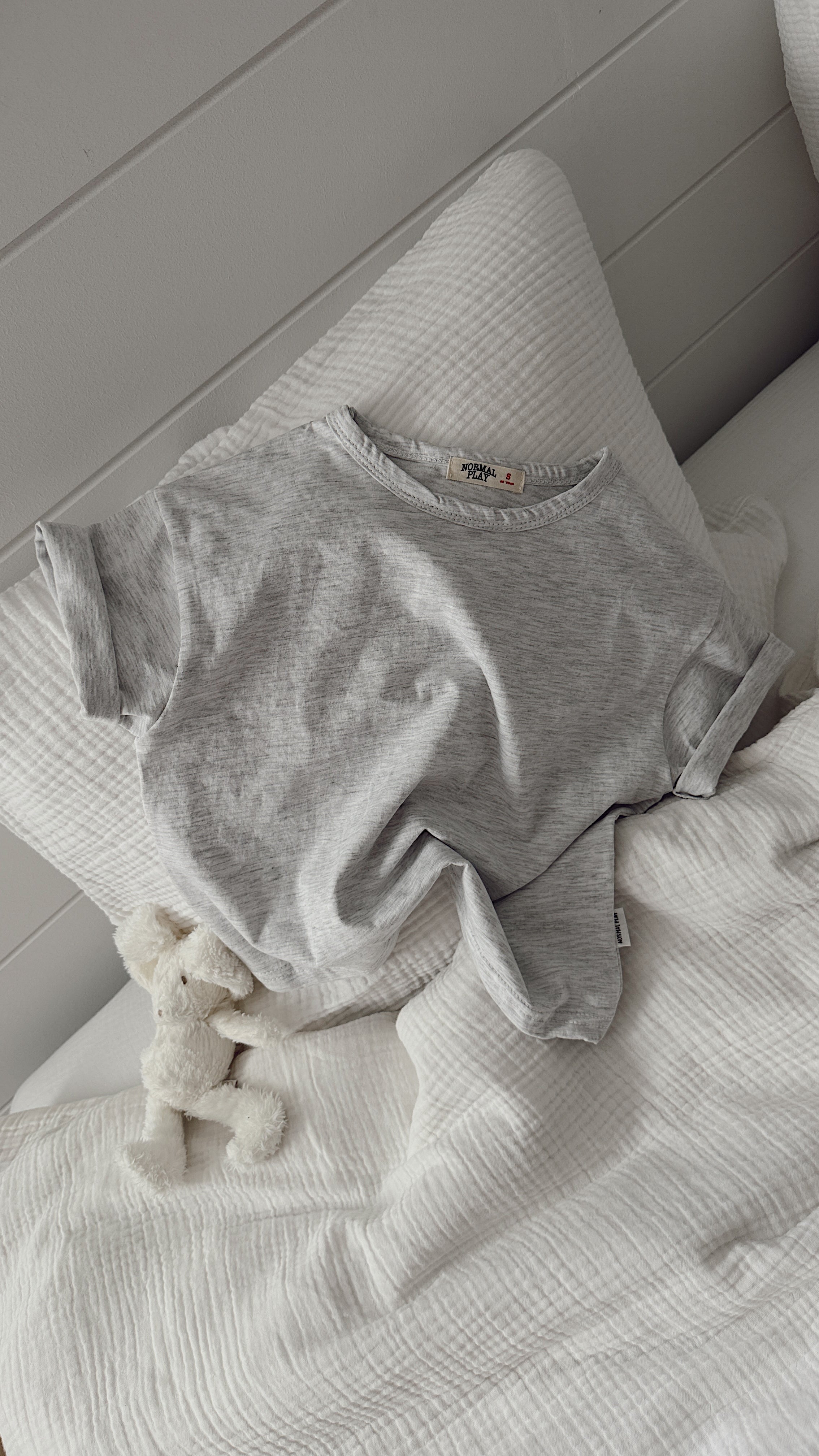 T-shirt Finn - gris clair