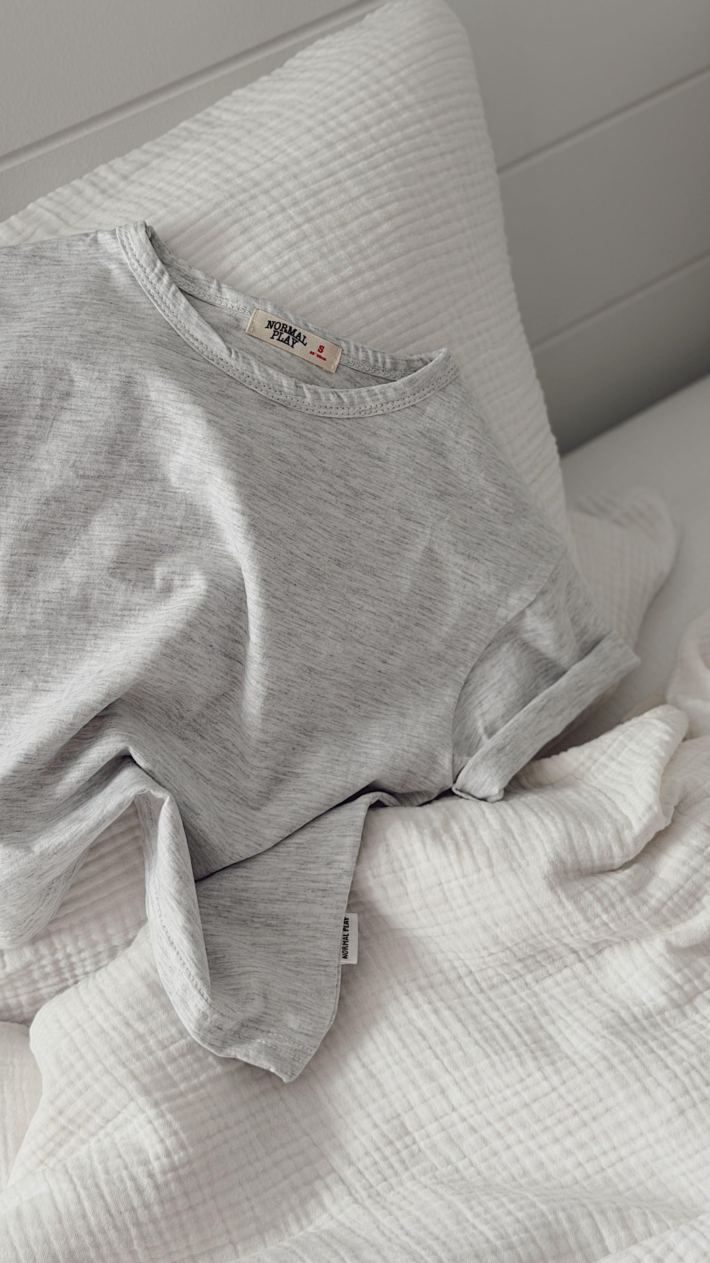 T-shirt Finn - gris clair