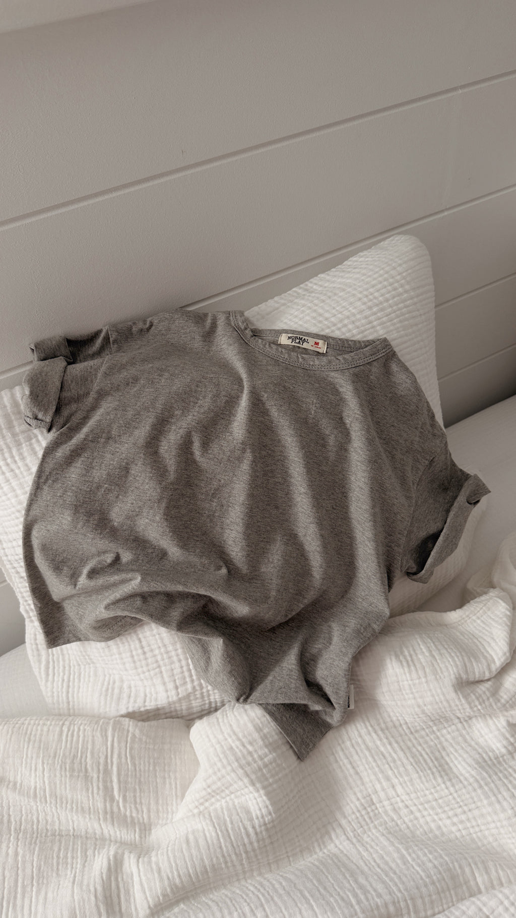 T-shirt Finn - gris moyen