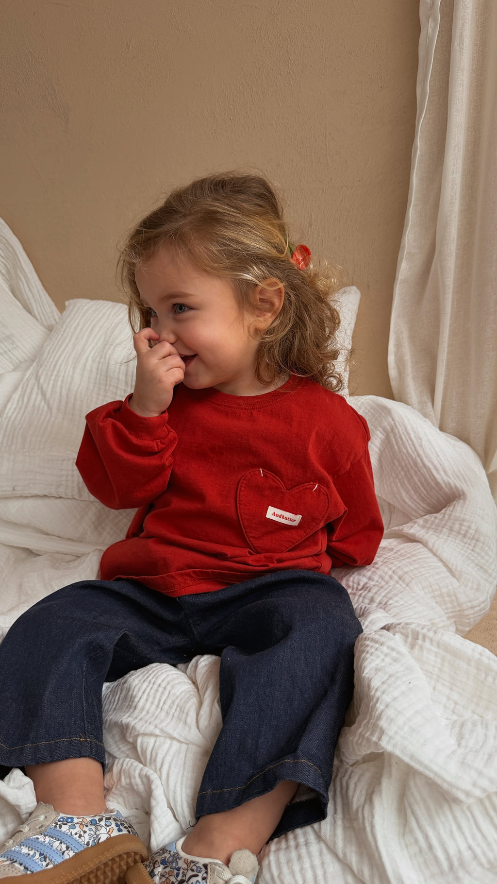 T-shirt Jane - rouge