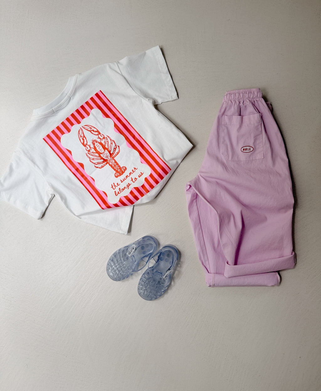 T-shirt Lobster - écru