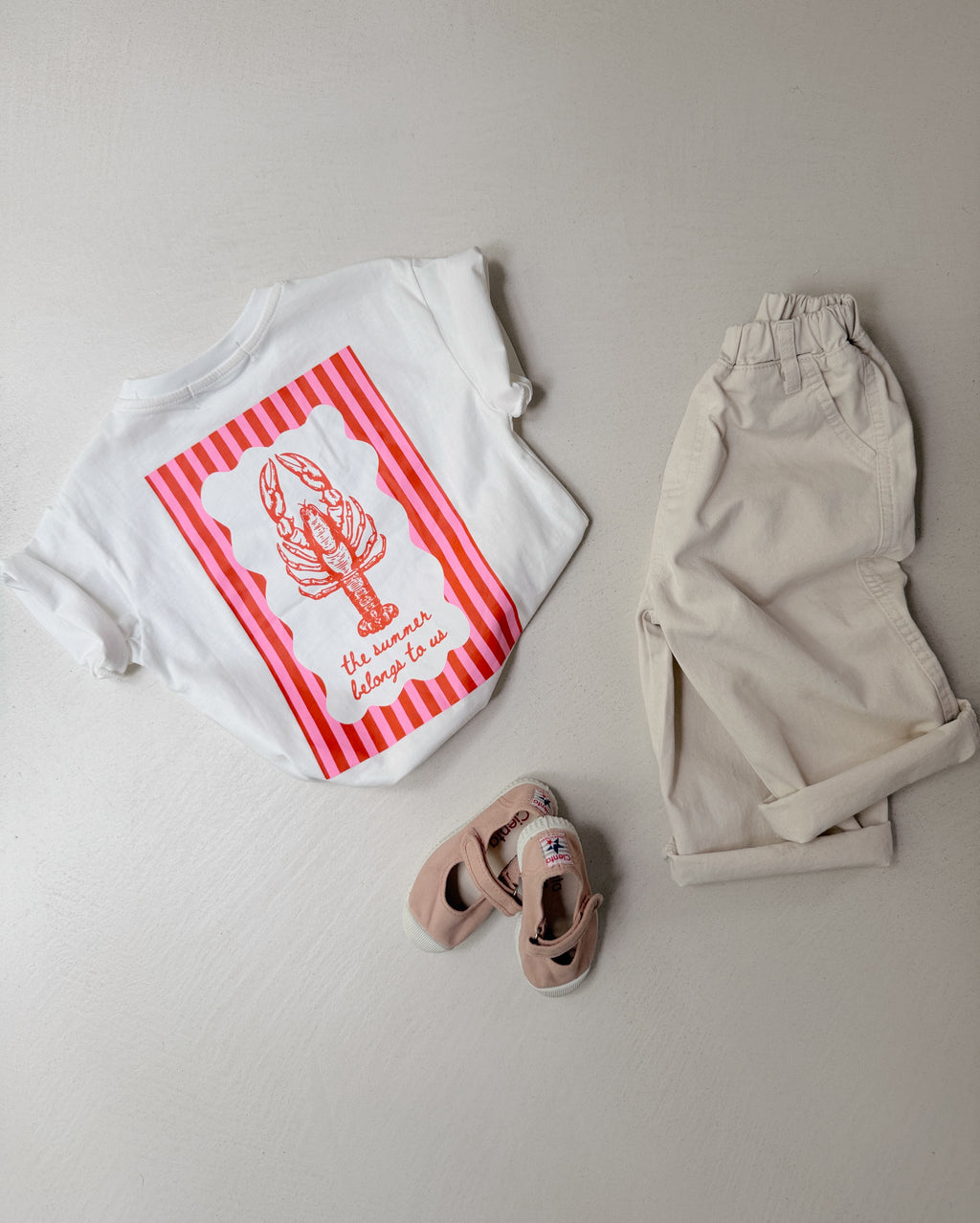 T-shirt Lobster - écru