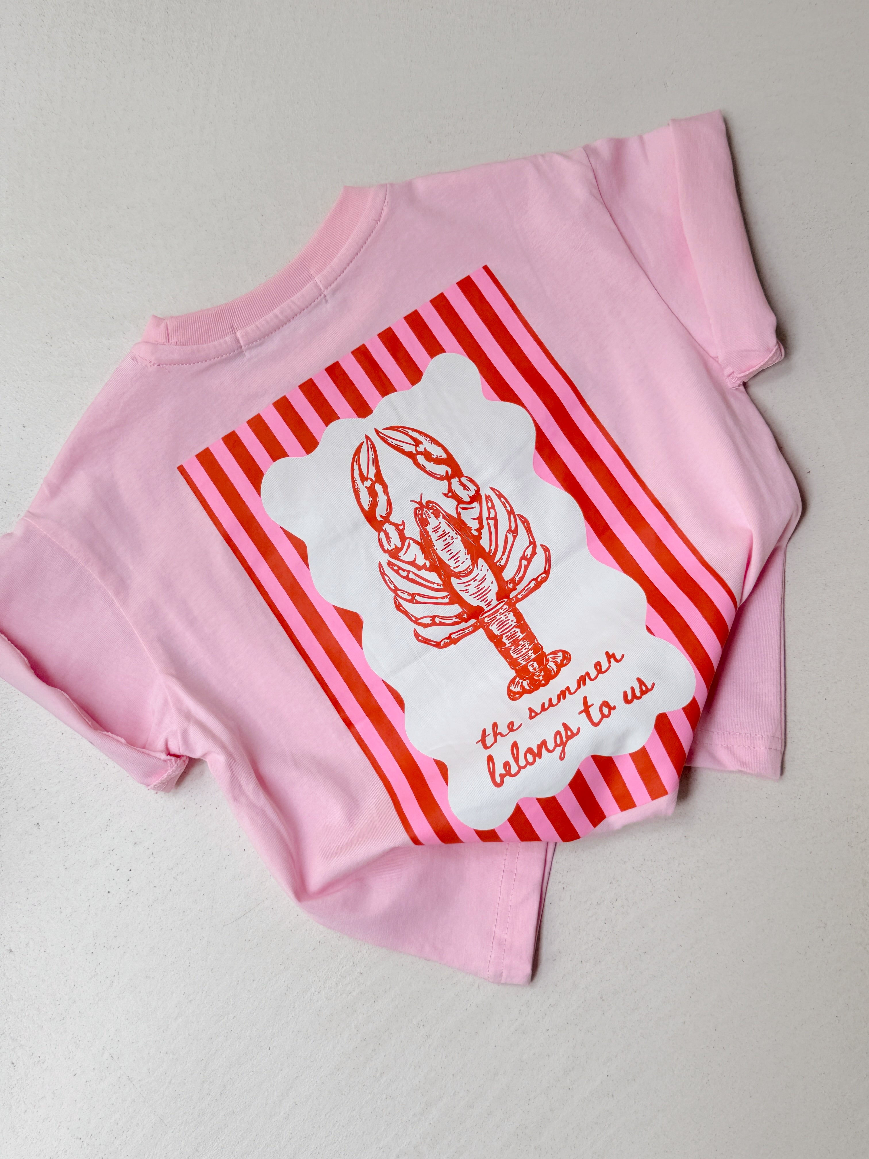 T-shirt Lobster - rose