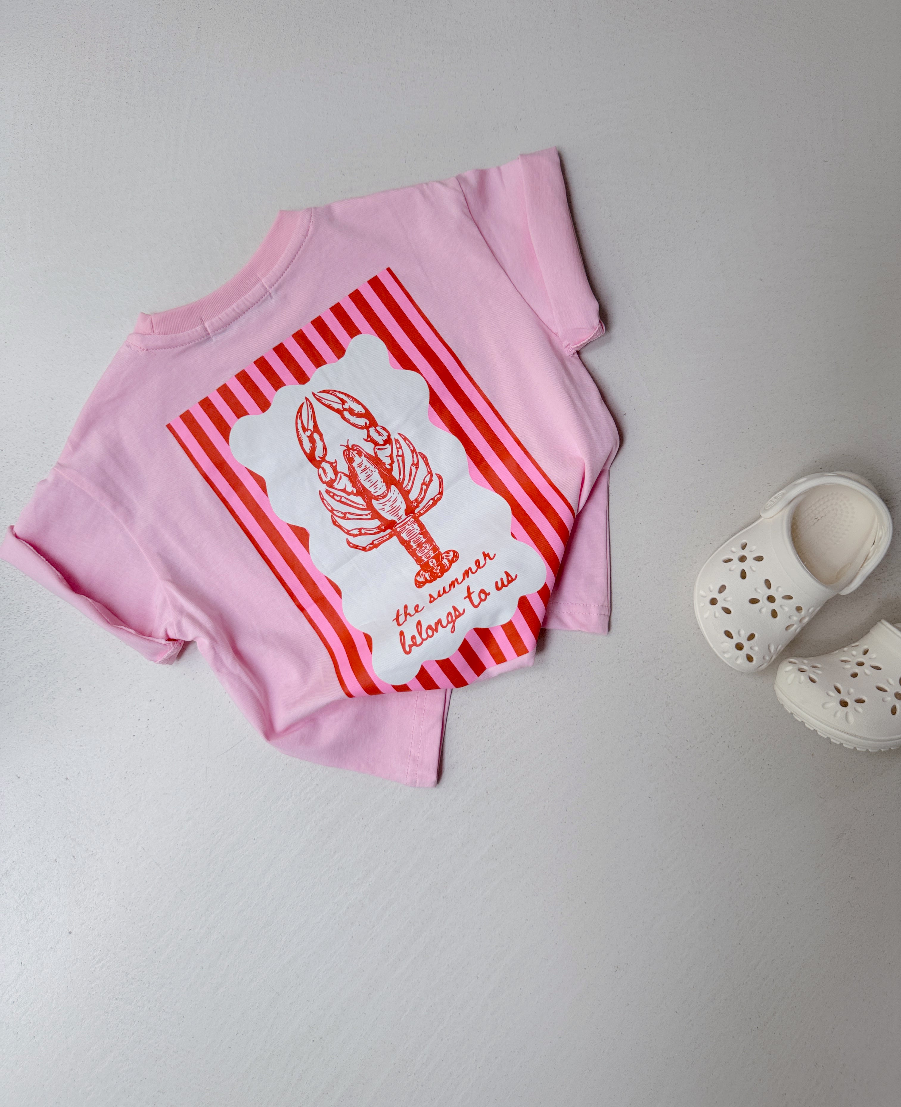 T-shirt Lobster - rose