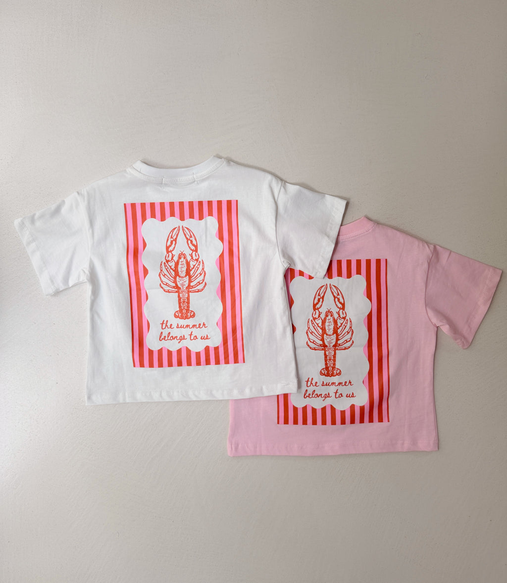 T-shirt Lobster - rose
