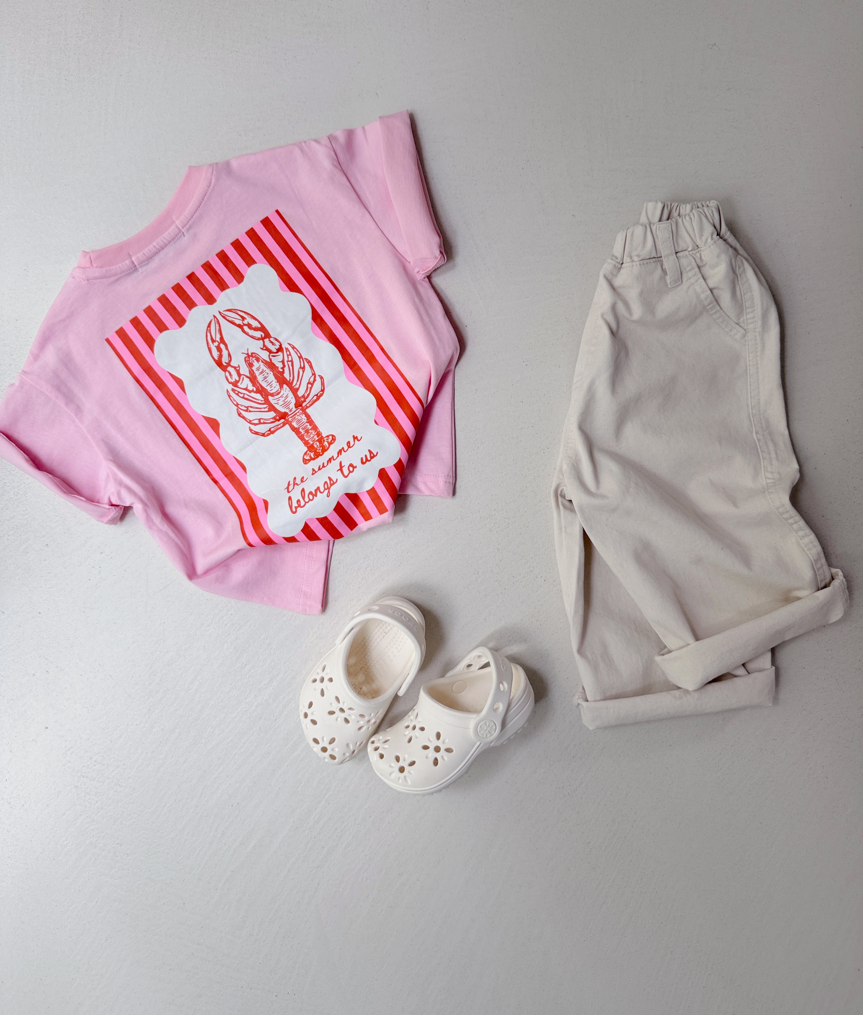 T-shirt Lobster - rose