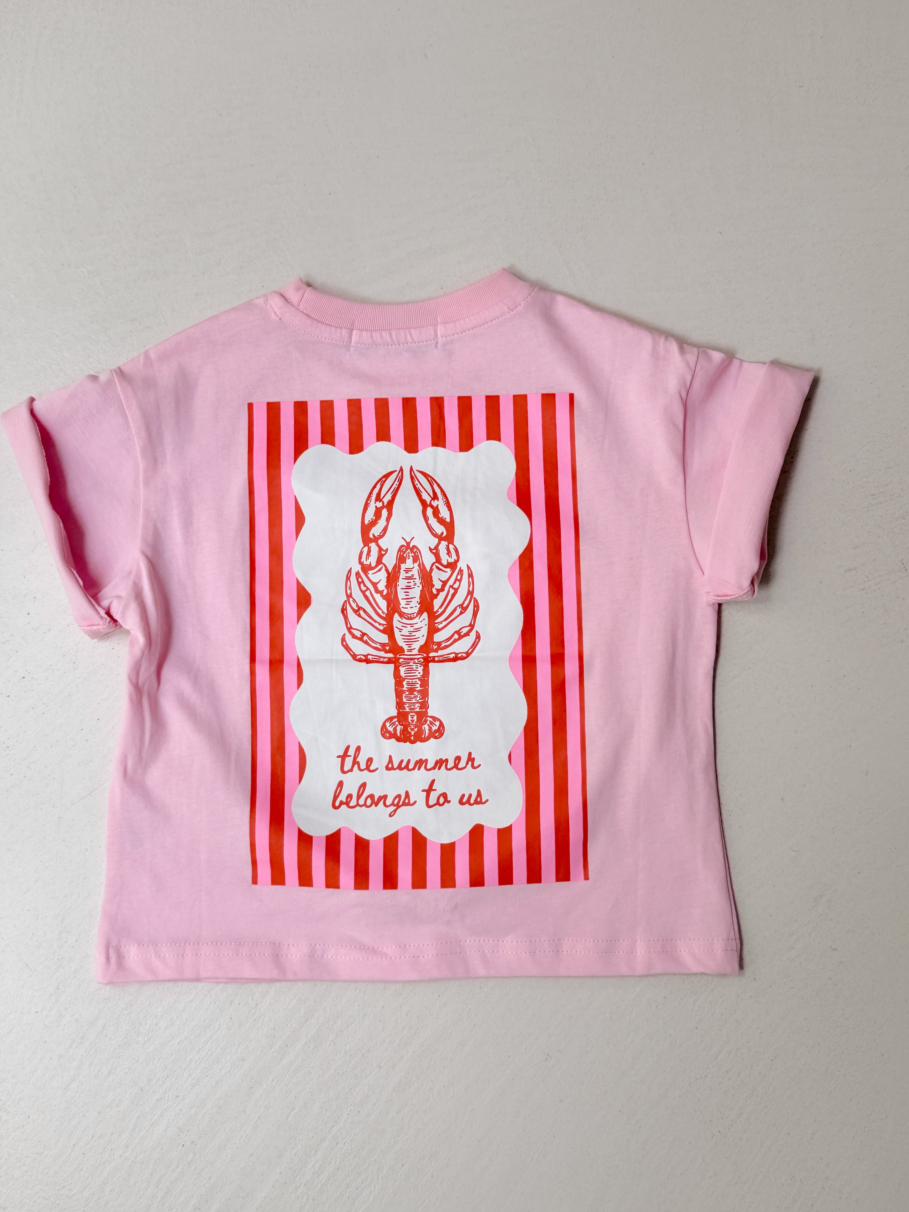 T-shirt Lobster - rose