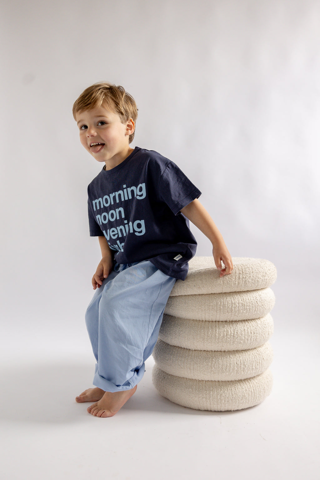 T-shirt Morning - bleu marine