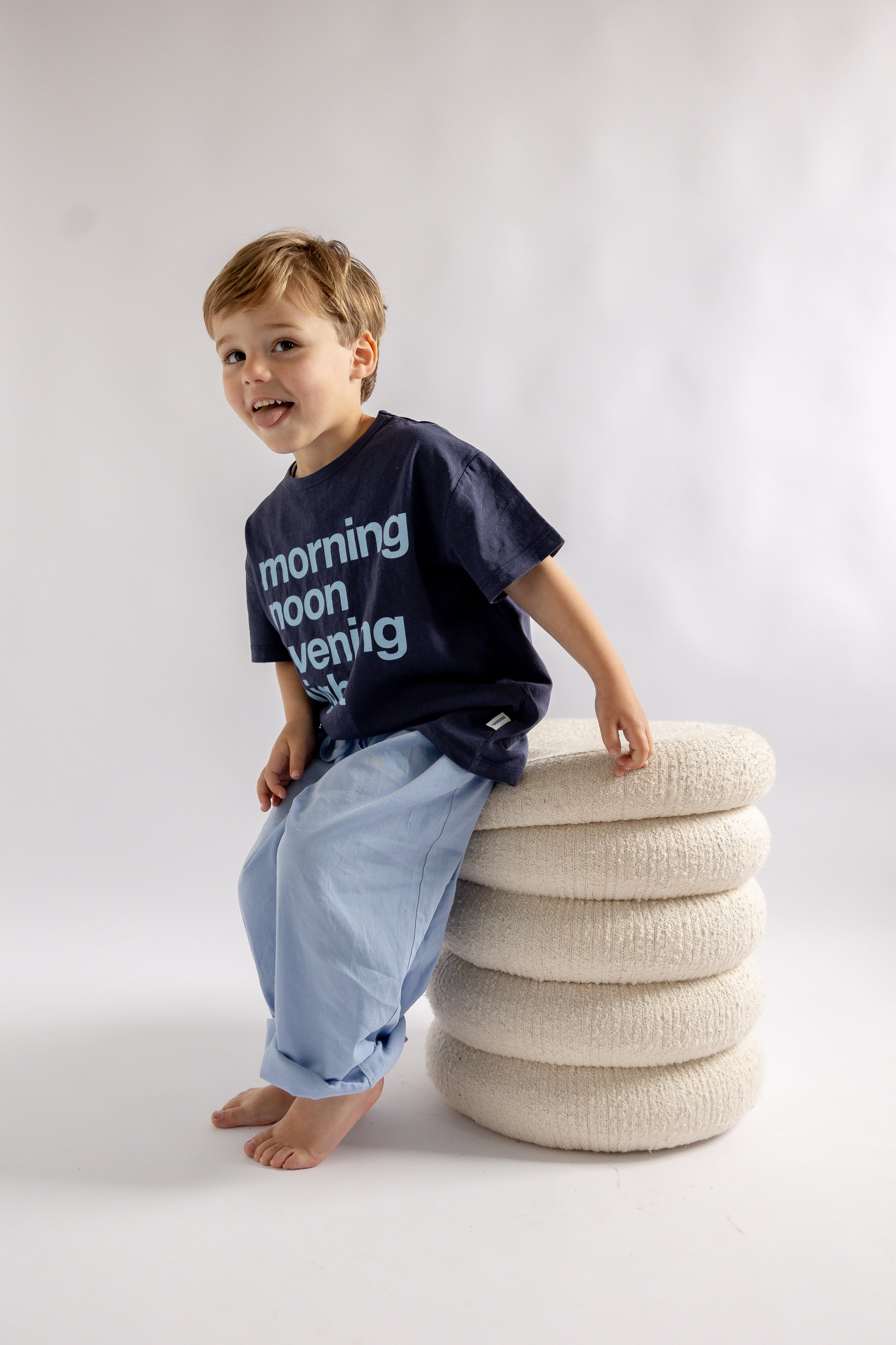 T-shirt Morning - bleu marine