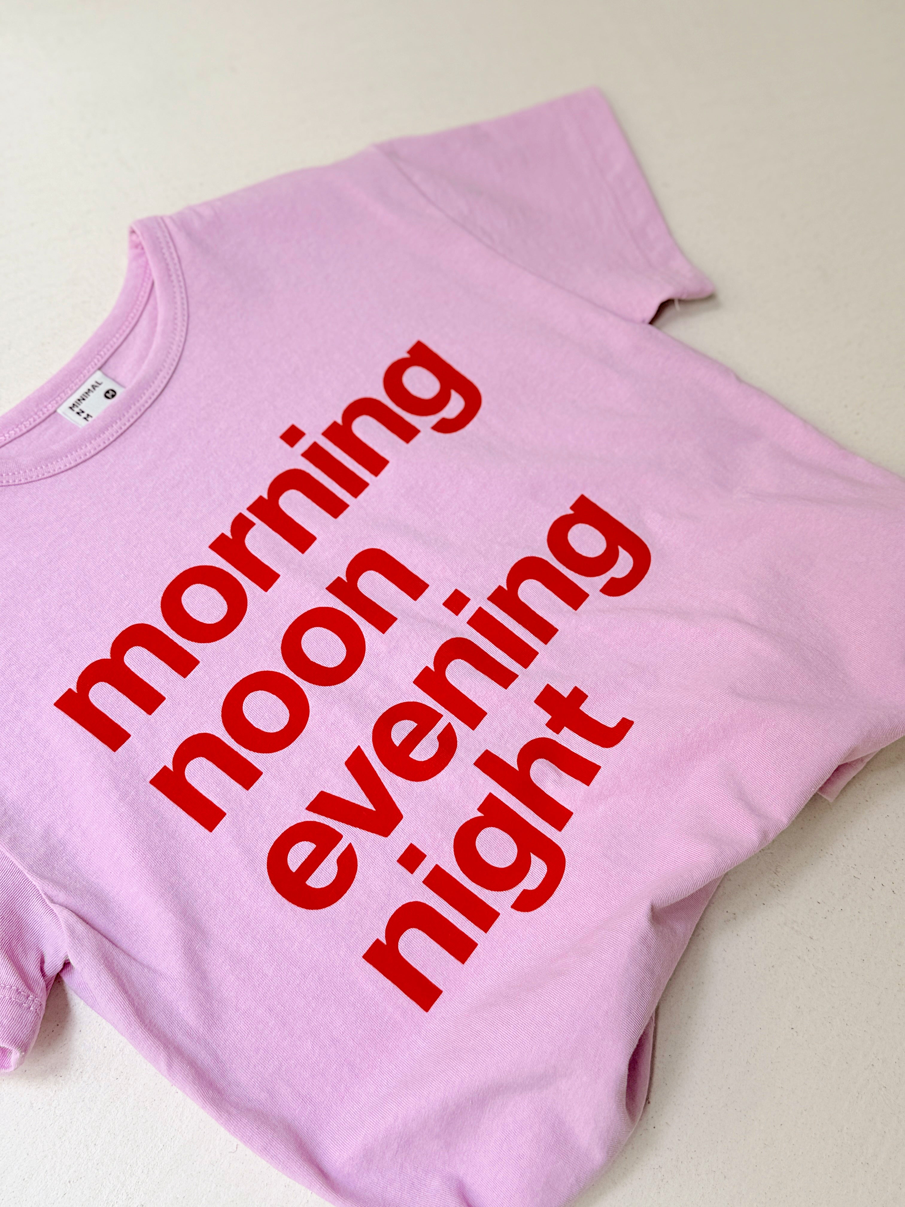 T-shirt Morning - rose