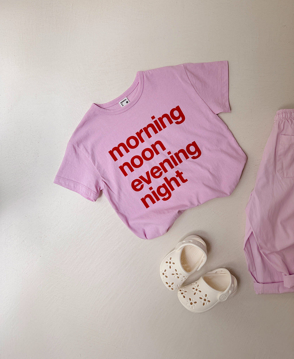 T-shirt Morning - rose