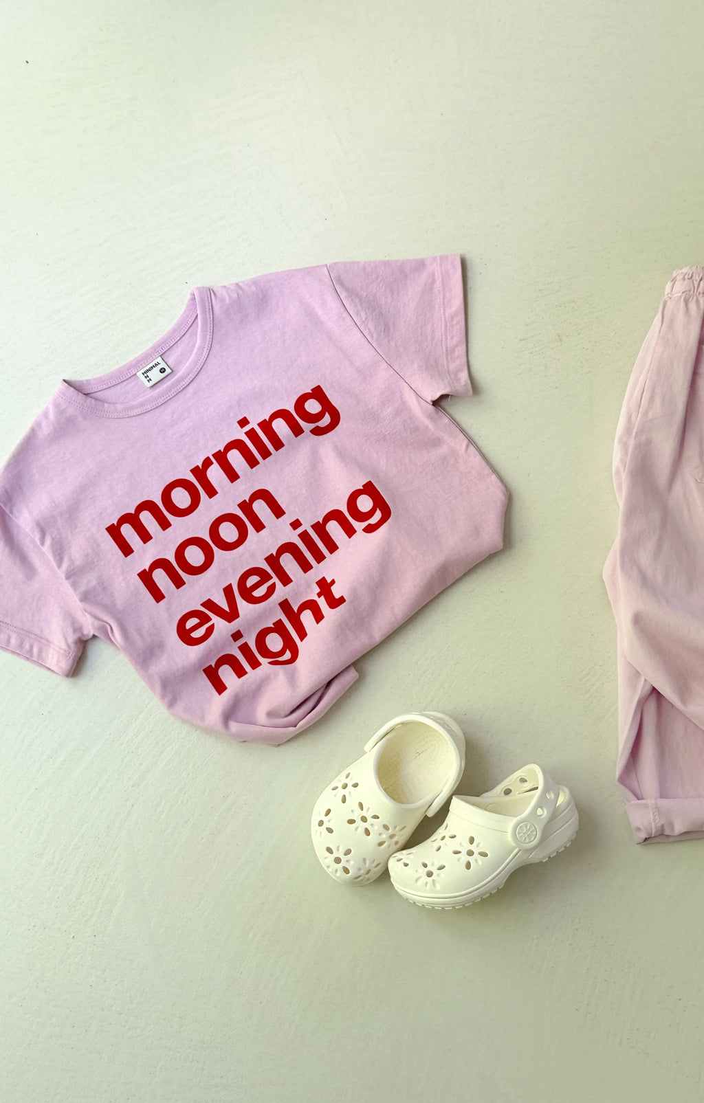 T-shirt Morning - rose
