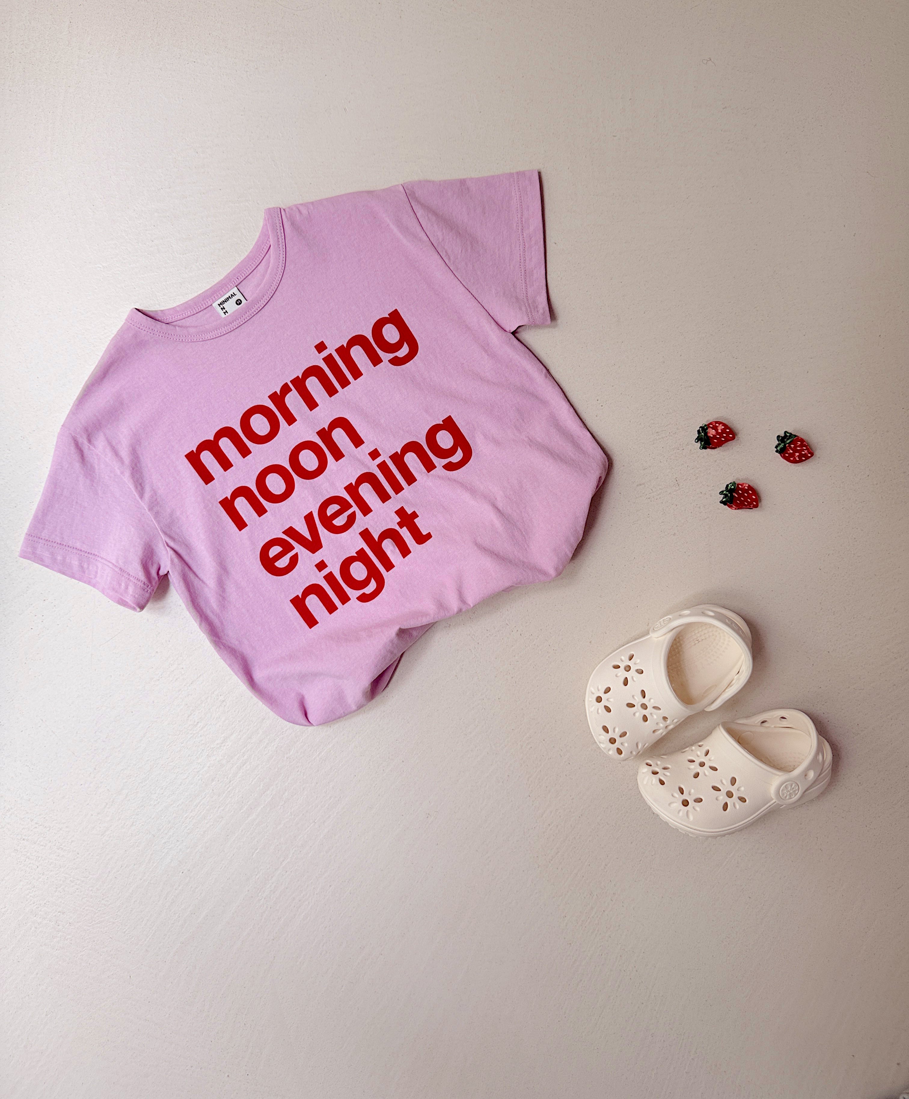 T-shirt Morning - rose