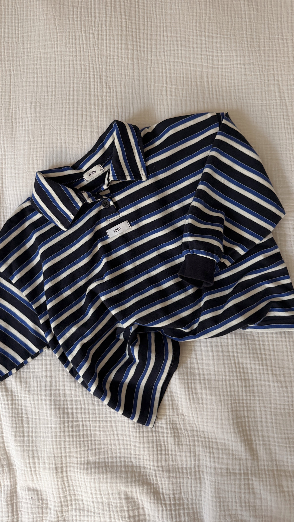 T-shirt Pol - bleu à lignes