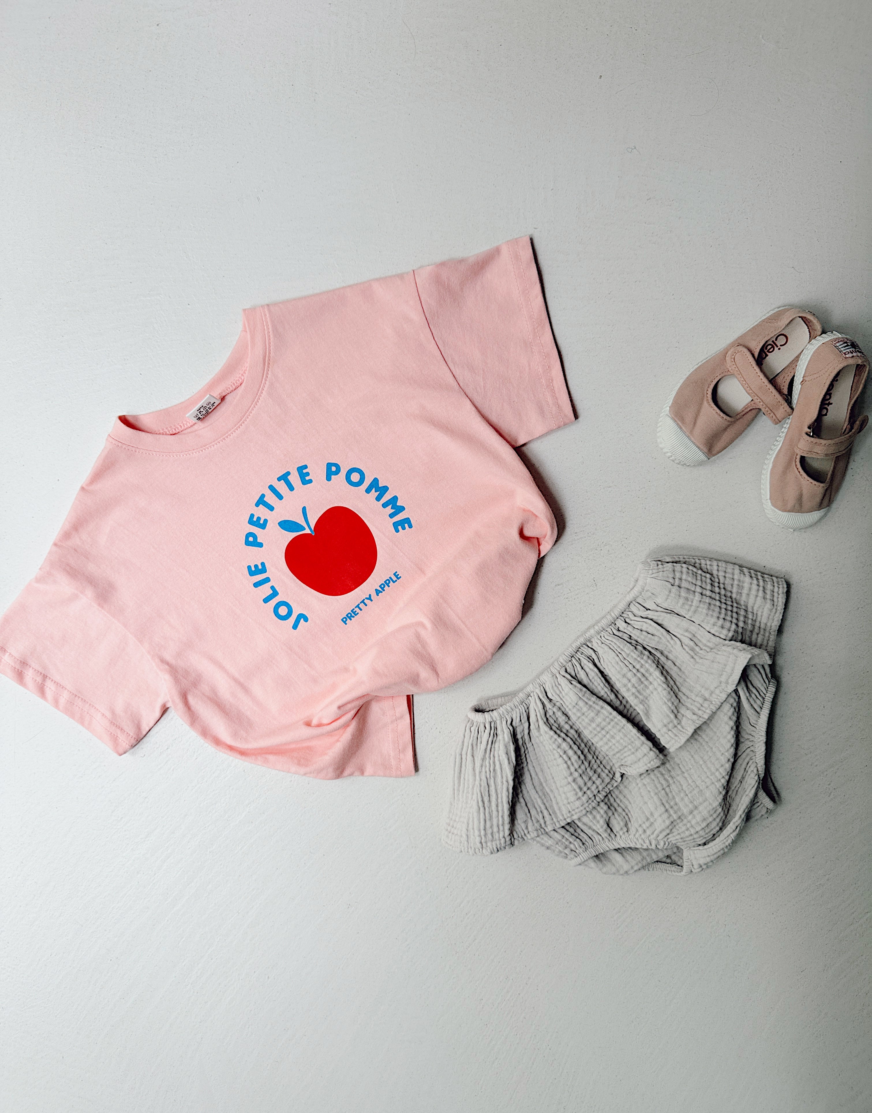 Apple T-shirt - pink