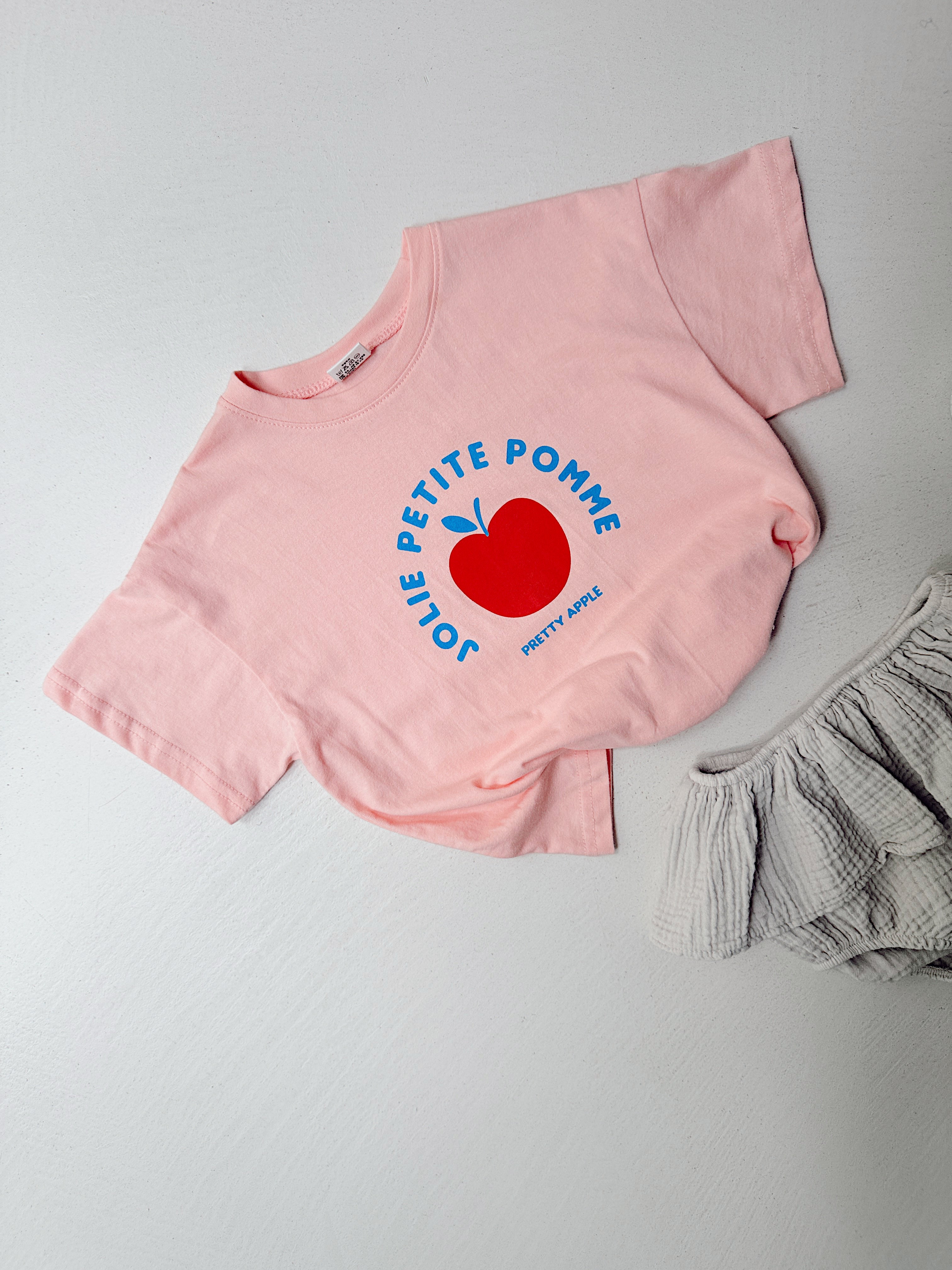 Apple T-shirt - pink