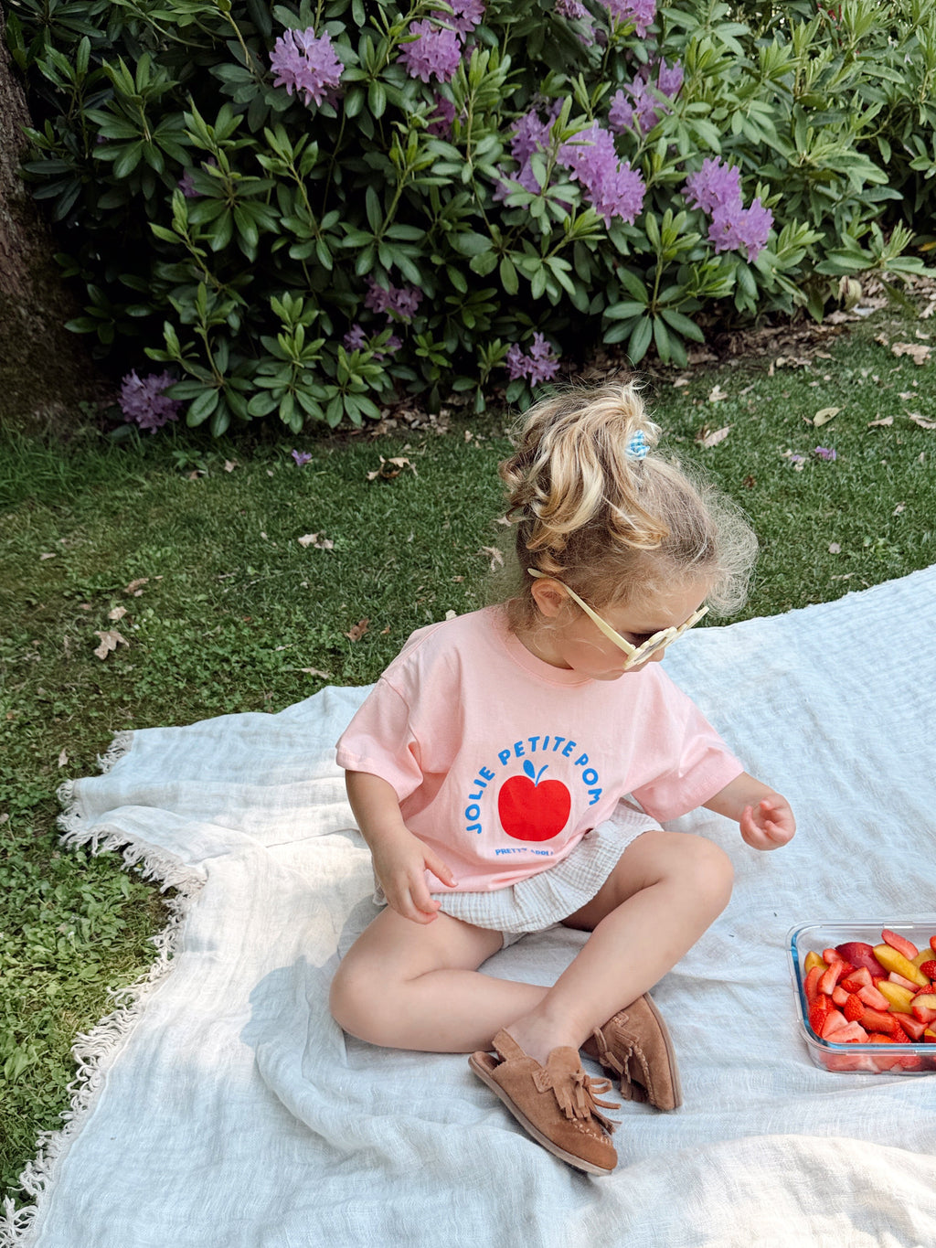 Apple T-shirt - pink