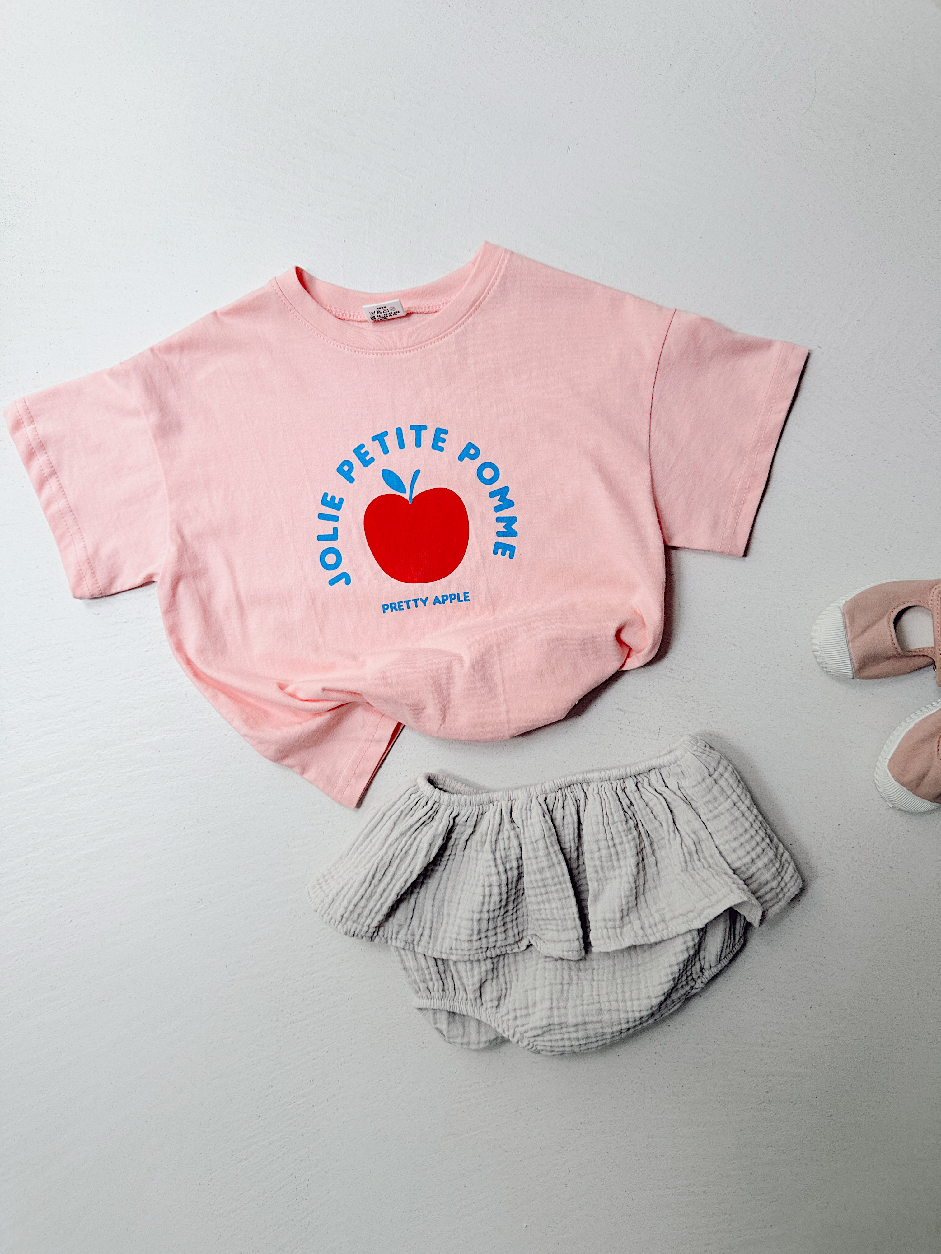Apple T-shirt - pink