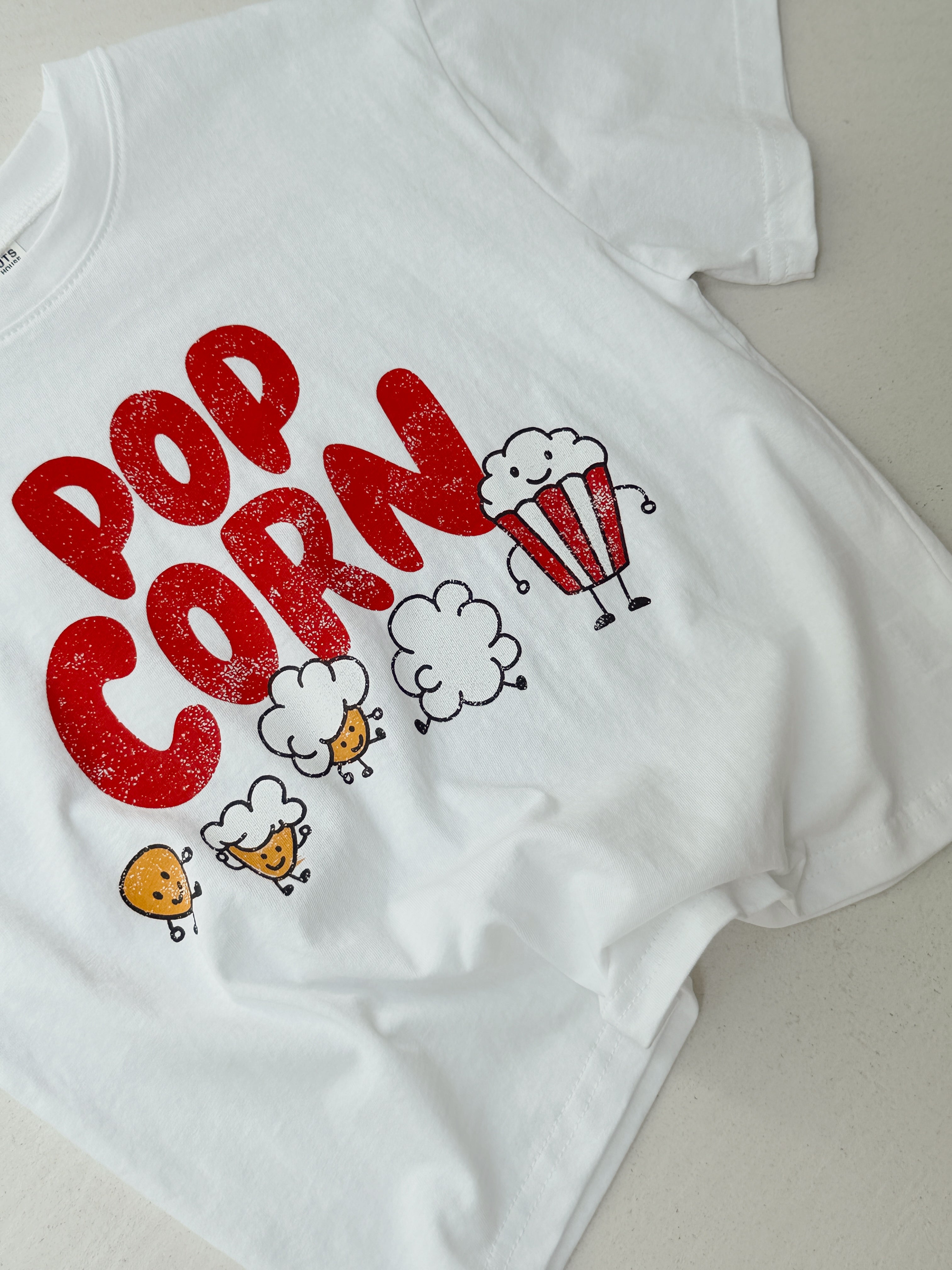 T-shirt Pop - blanc