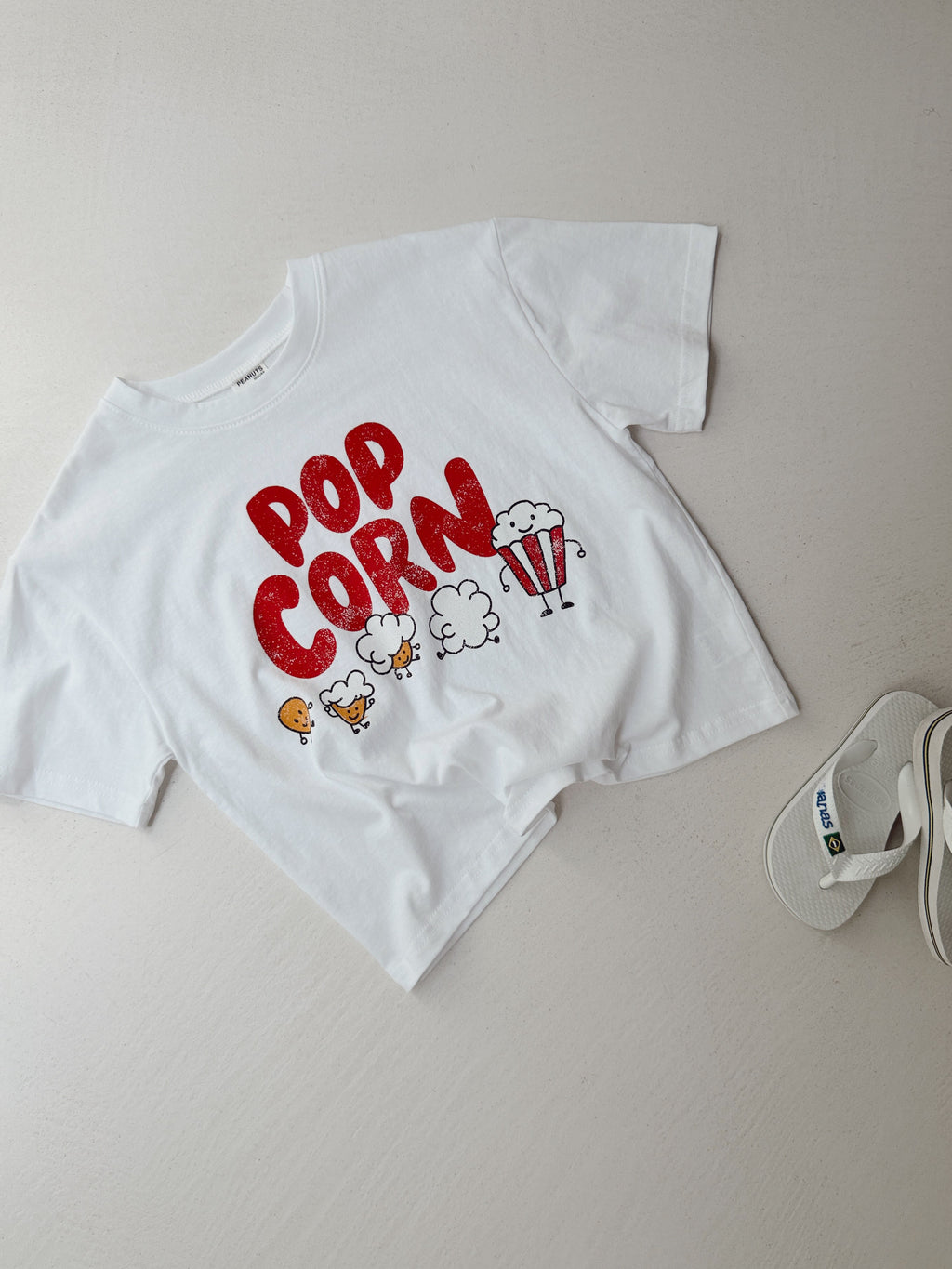 T-shirt Pop - blanc