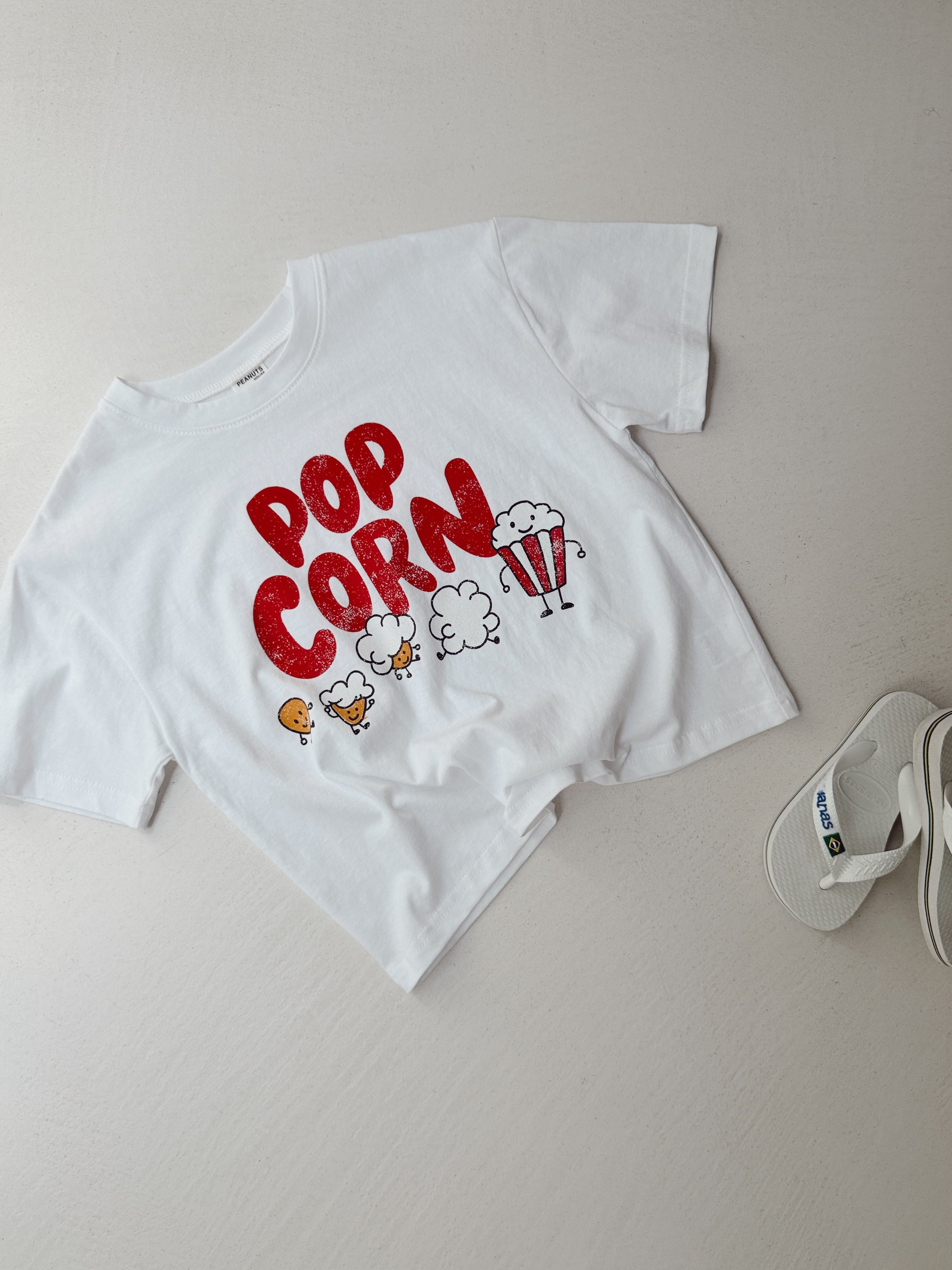 T-shirt Pop - blanc