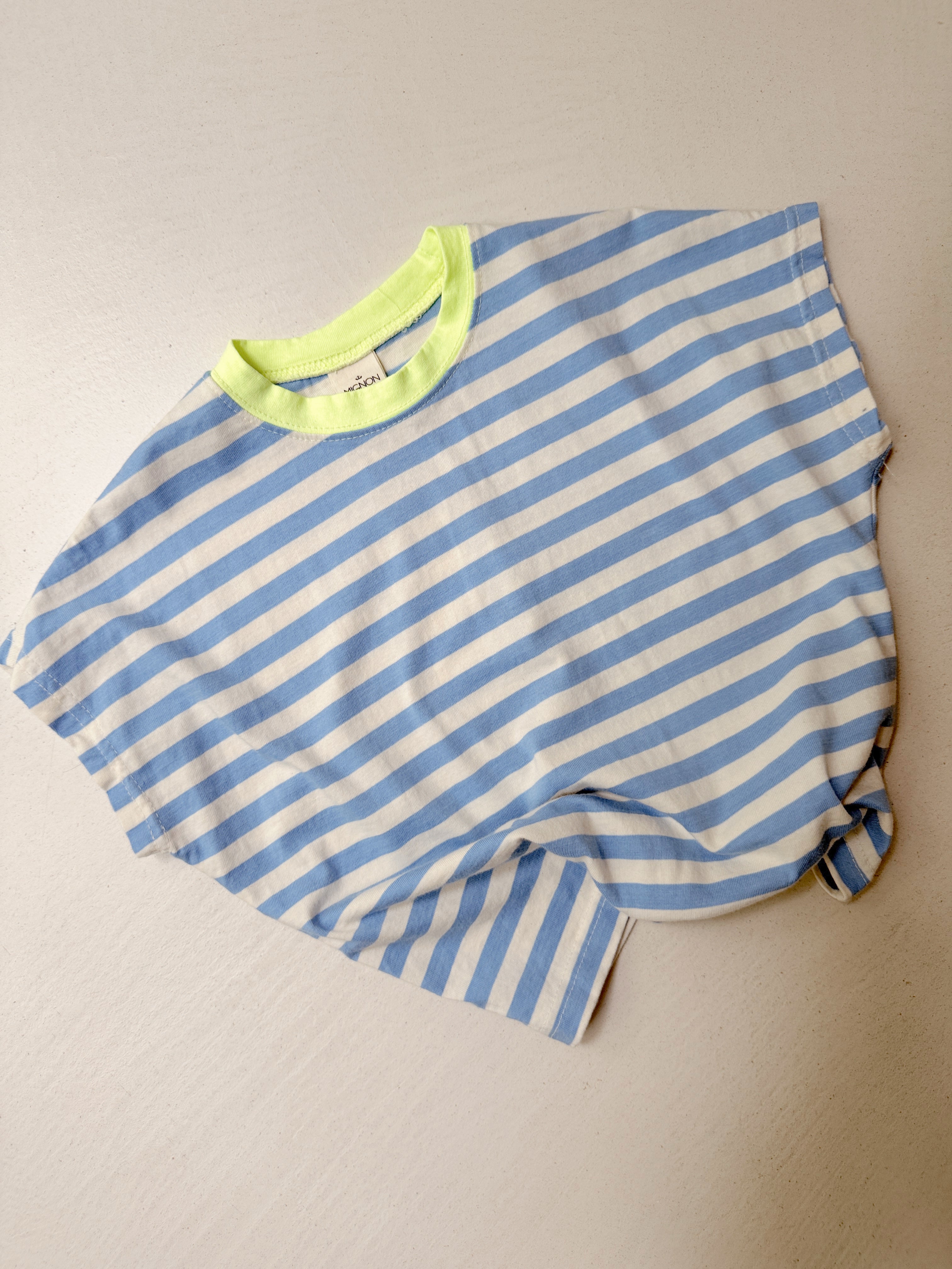 Sandro T-shirt - blue with stripes