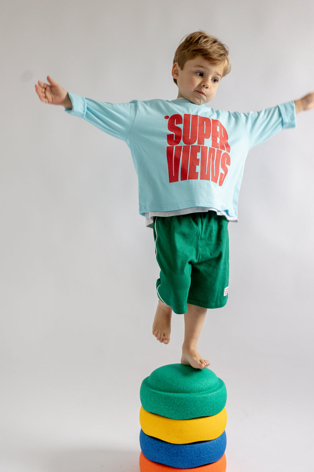 T-shirt Super - bleu