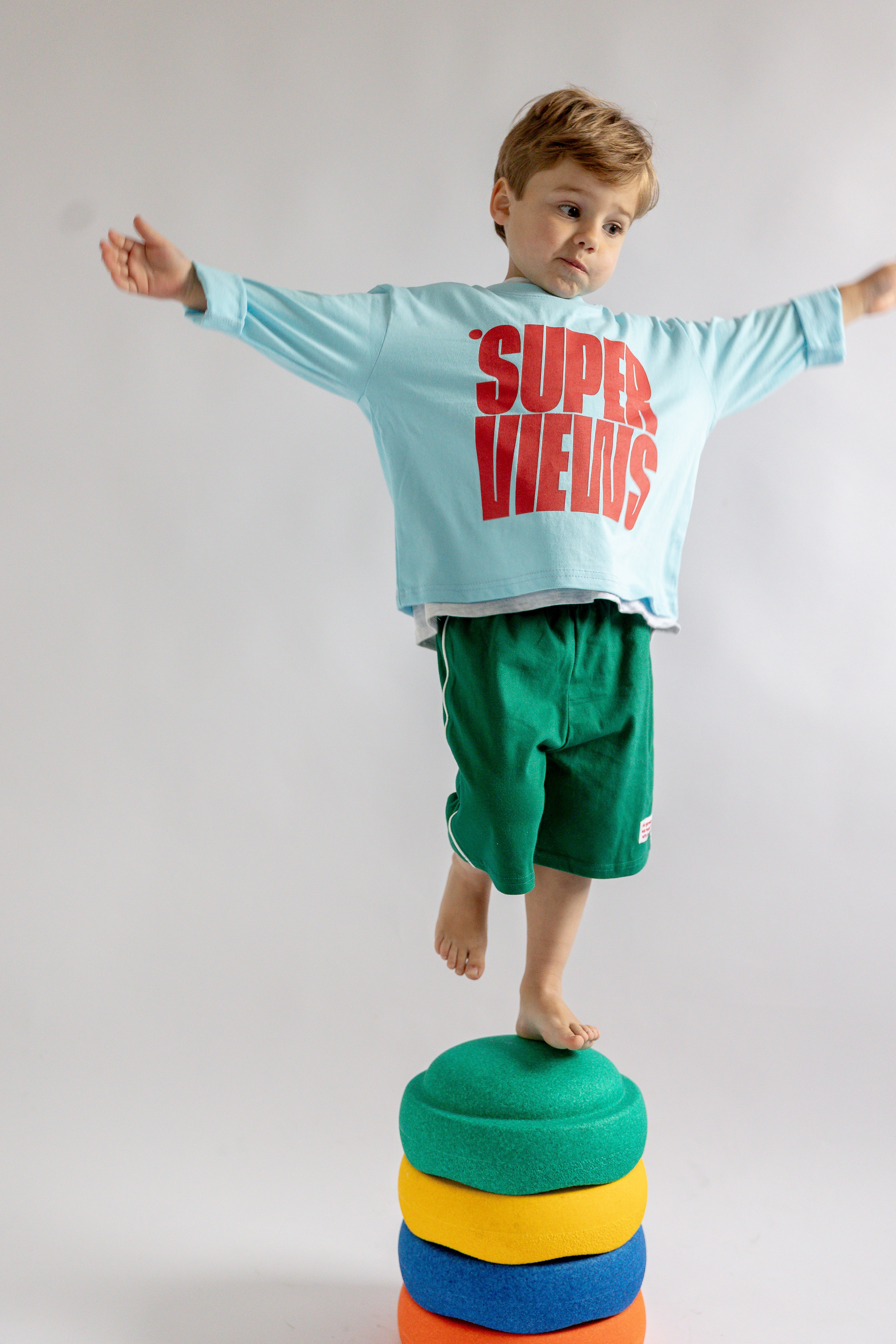 T-shirt Super - bleu