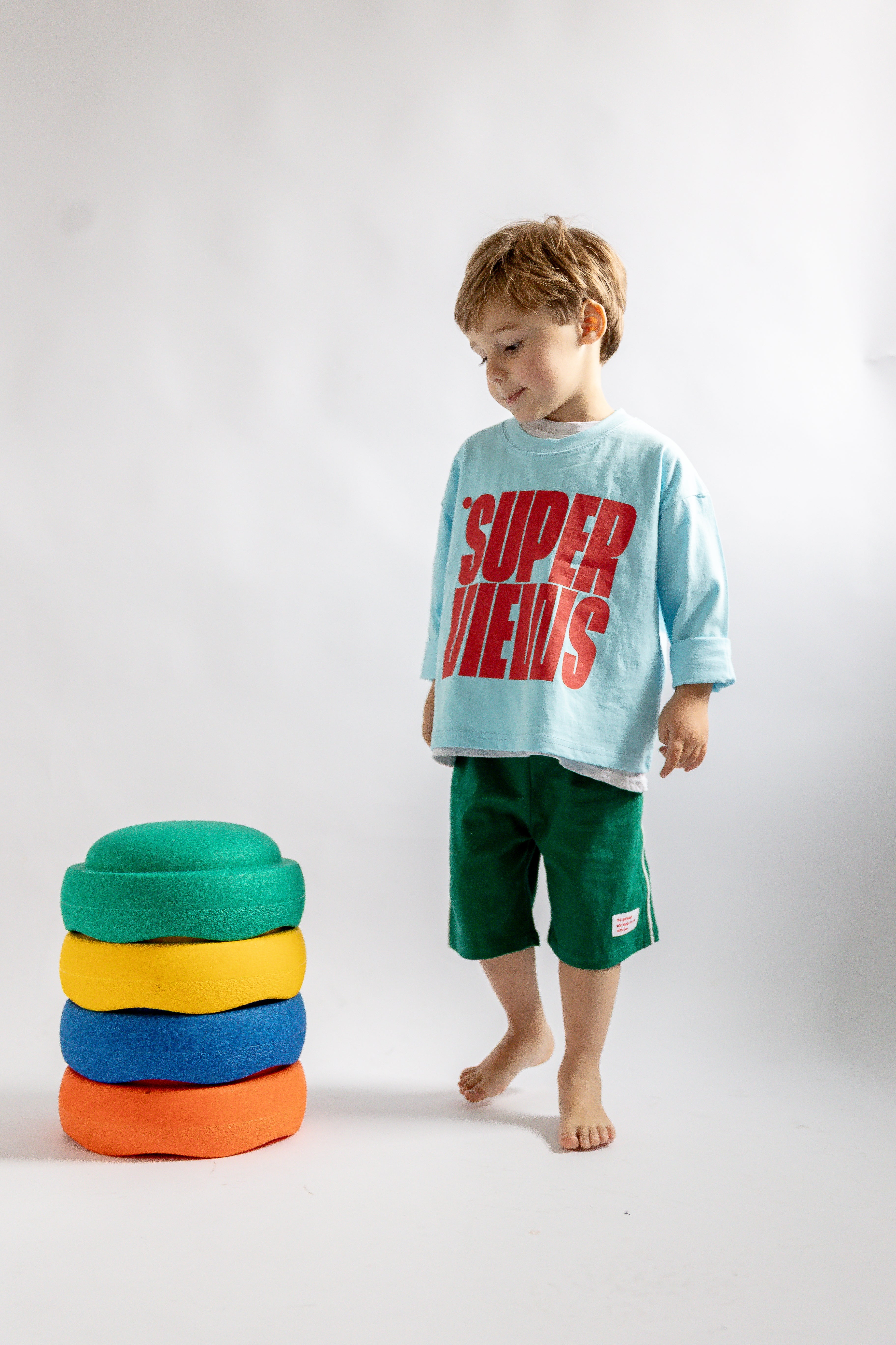 T-shirt Super - bleu