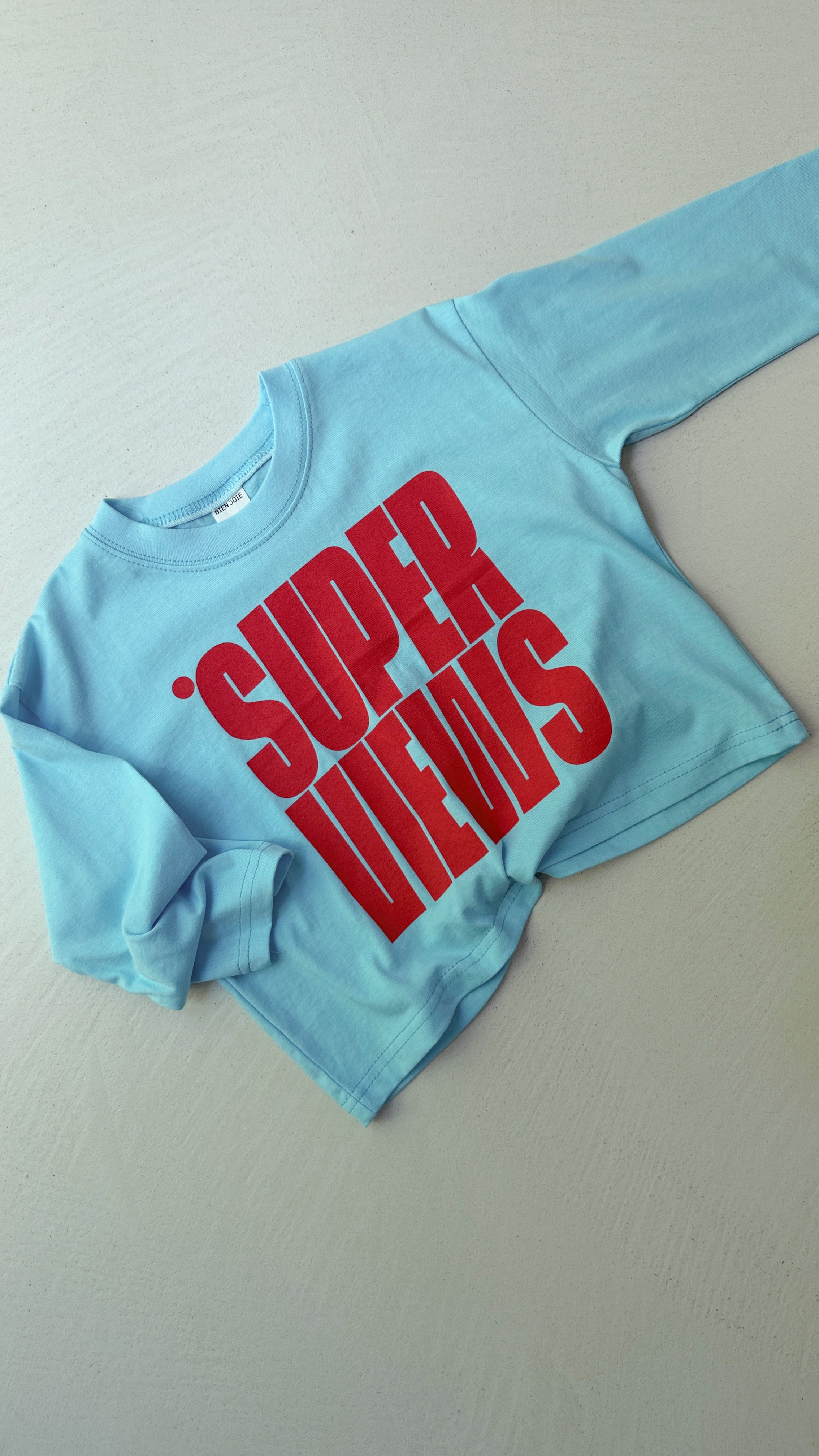 T-shirt Super - bleu