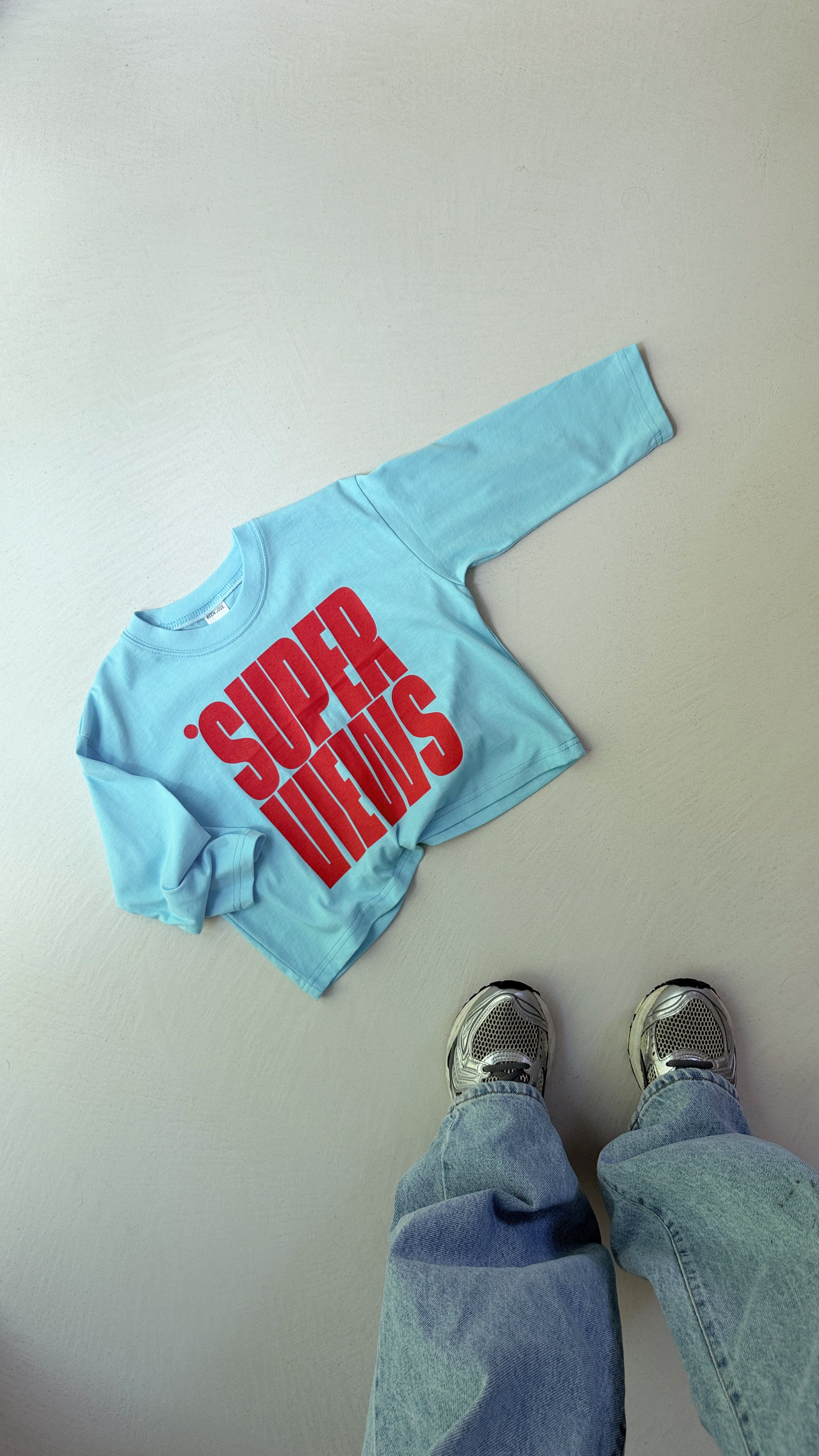 T-shirt Super - bleu