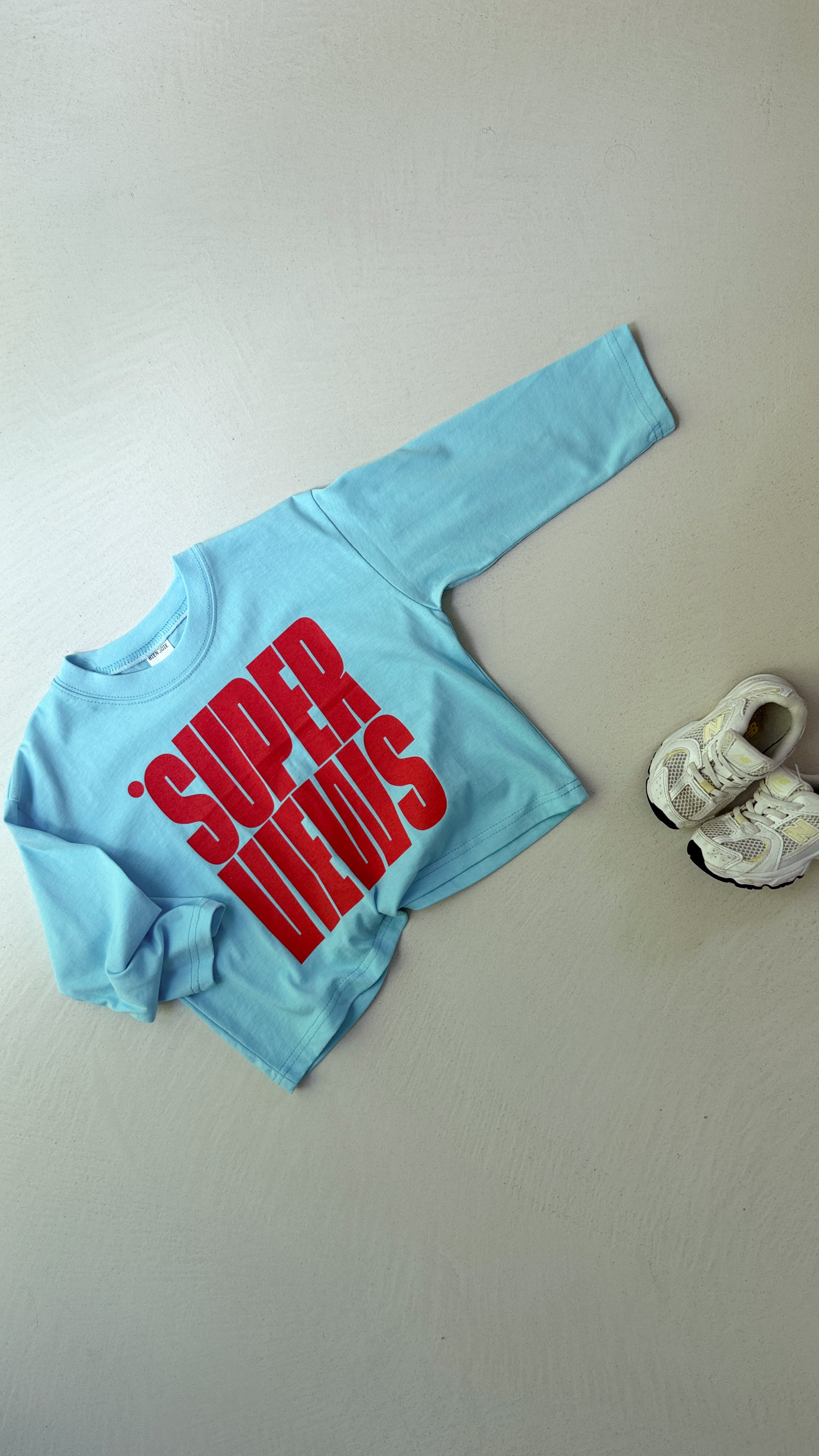 T-shirt Super - bleu