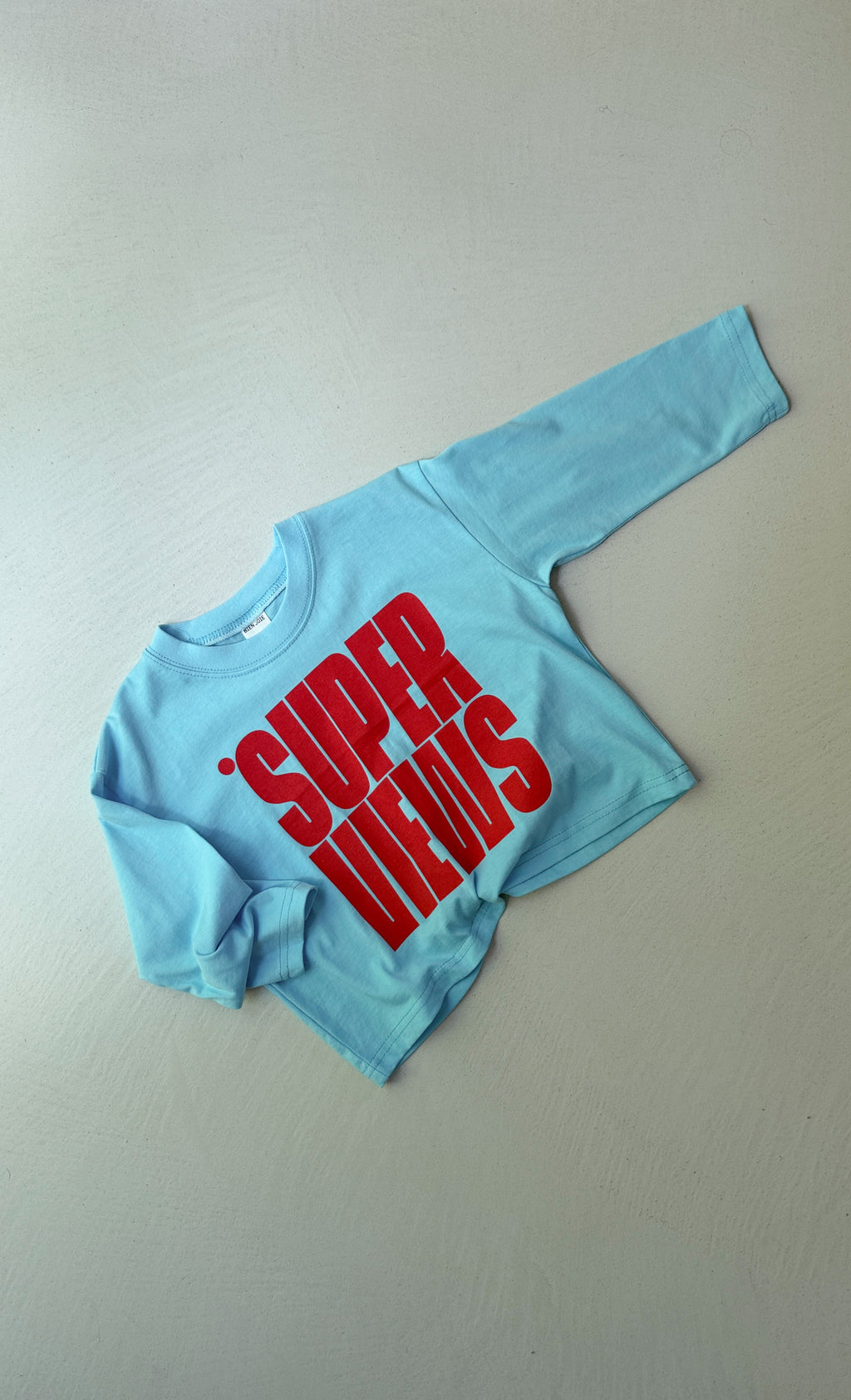 T-shirt Super - bleu