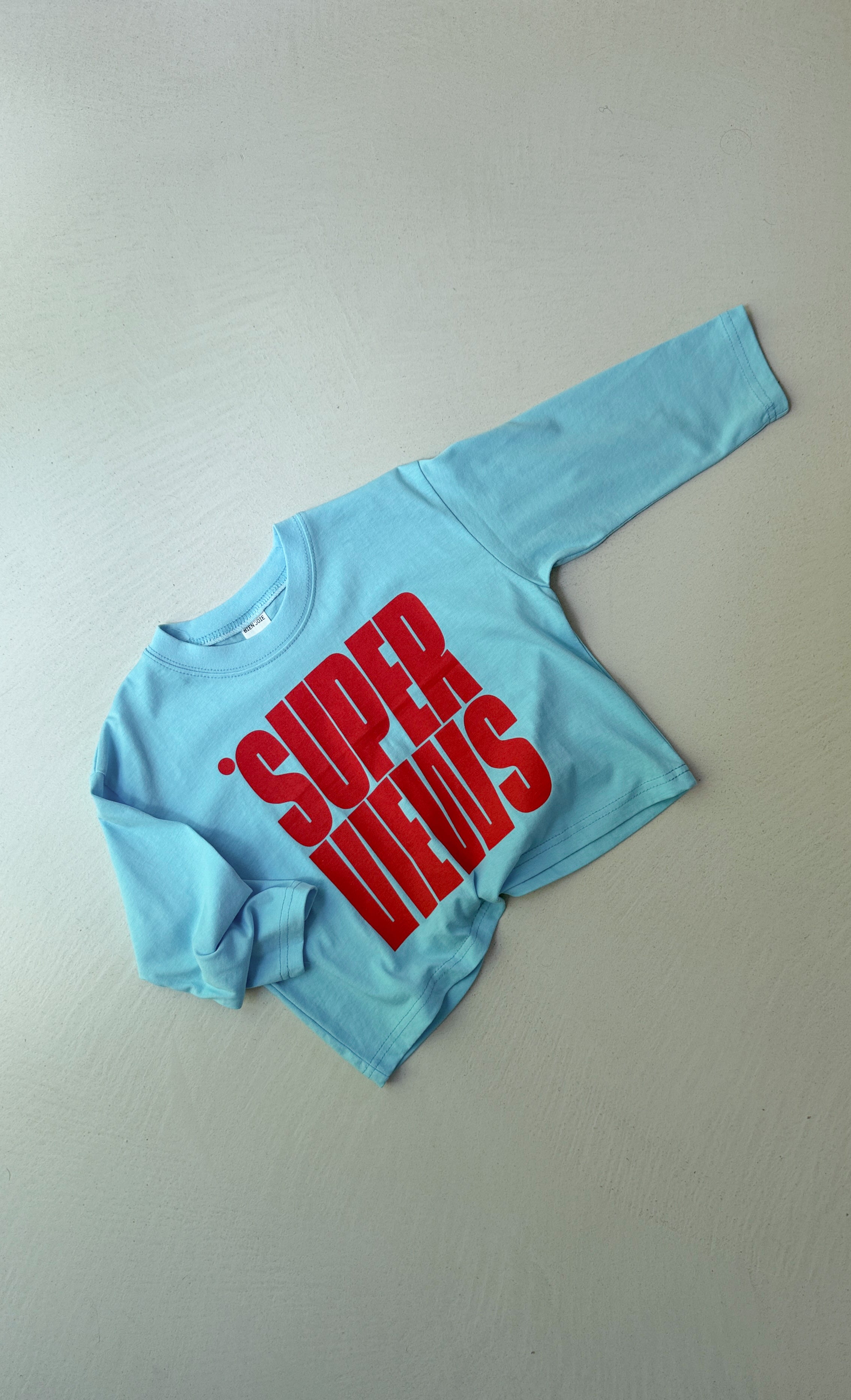 T-shirt Super - bleu