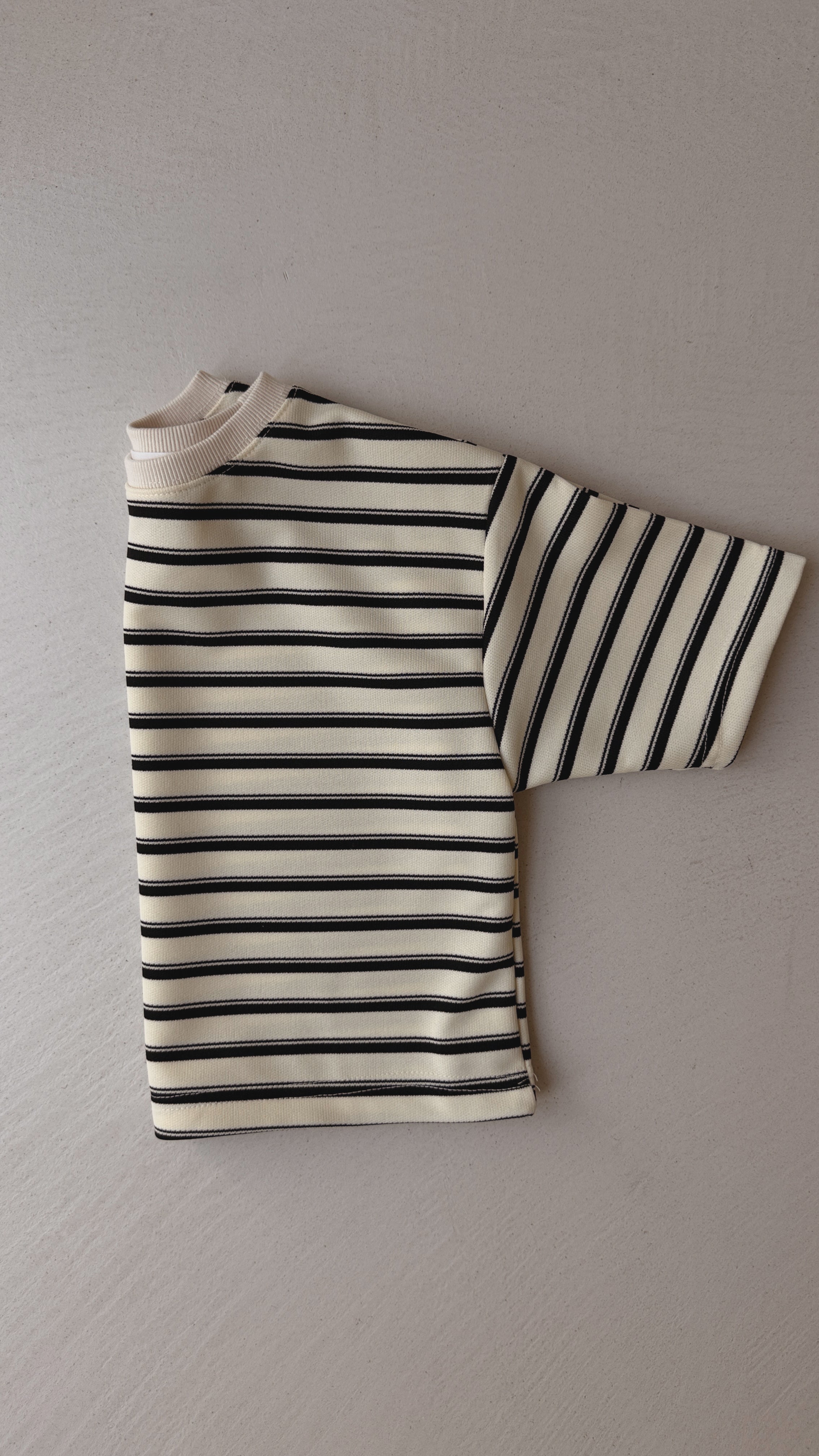 T-shirt Théa - écru et noir