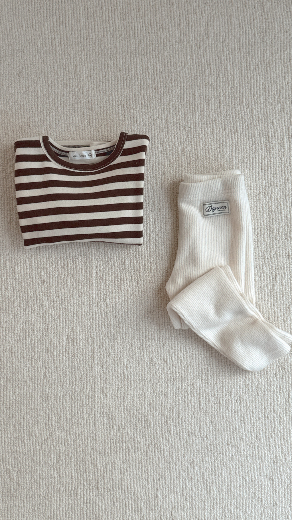 T-shirt Béa - écru et brun