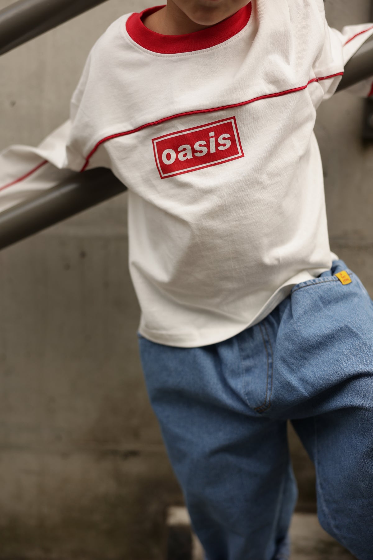 T-shirt Remi - blanc et rouge