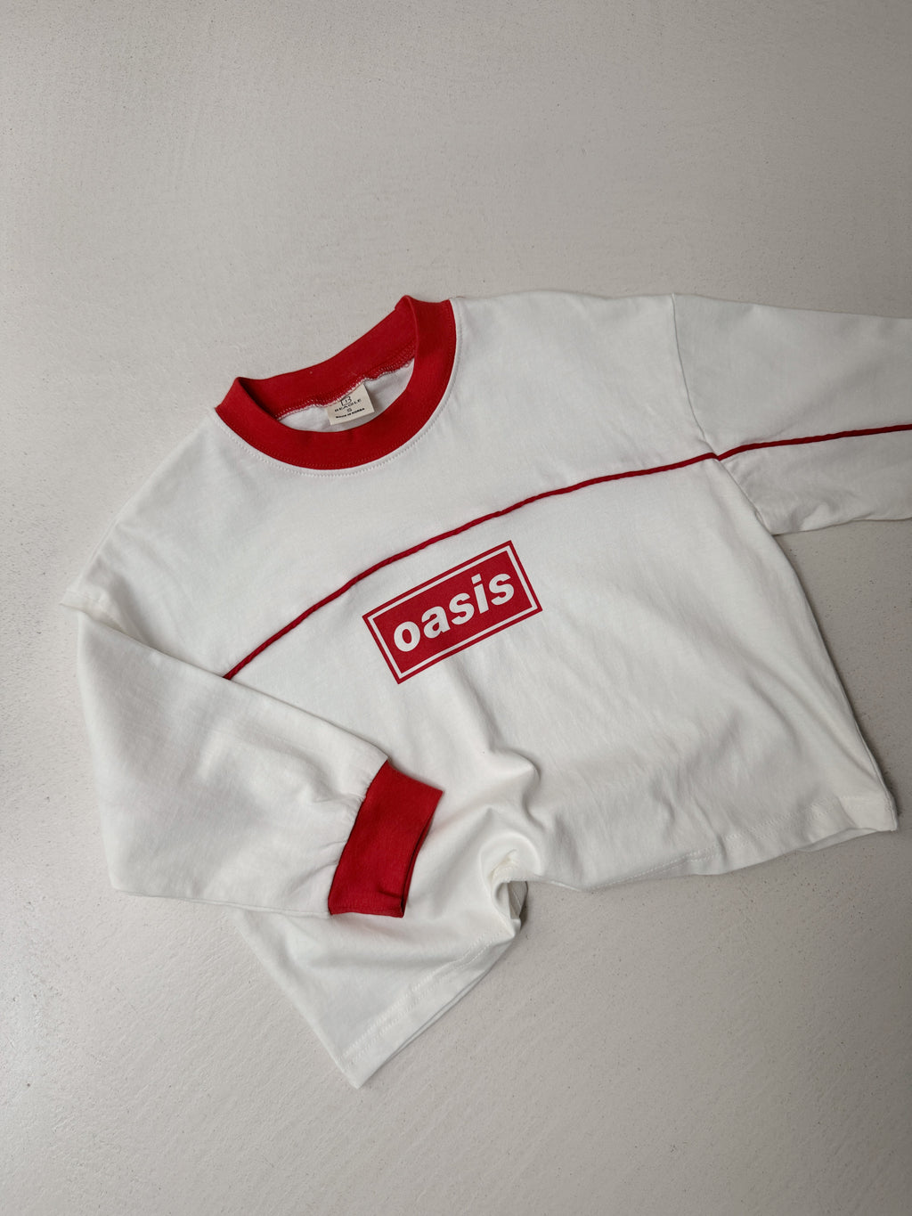 T-shirt Remi - blanc et rouge