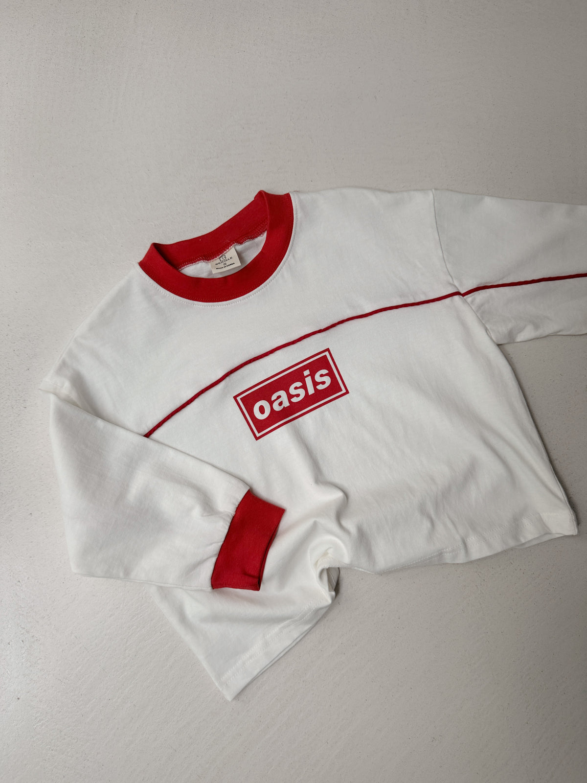 T-shirt Remi - blanc et rouge