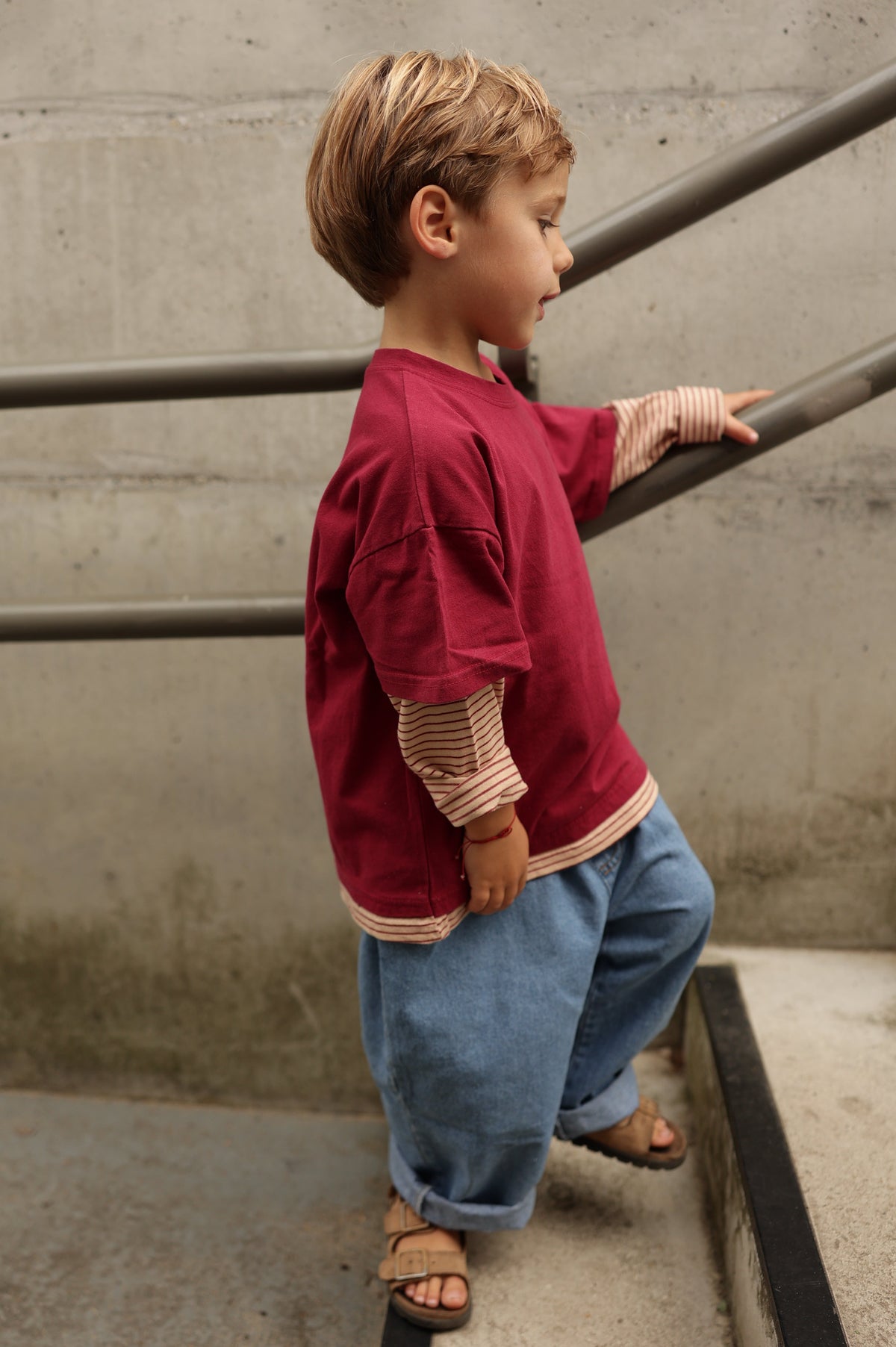 T-shirt Robin - bordeaux