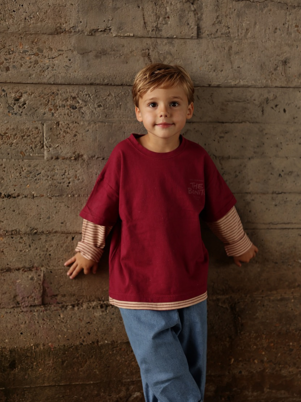 T-shirt Robin - bordeaux