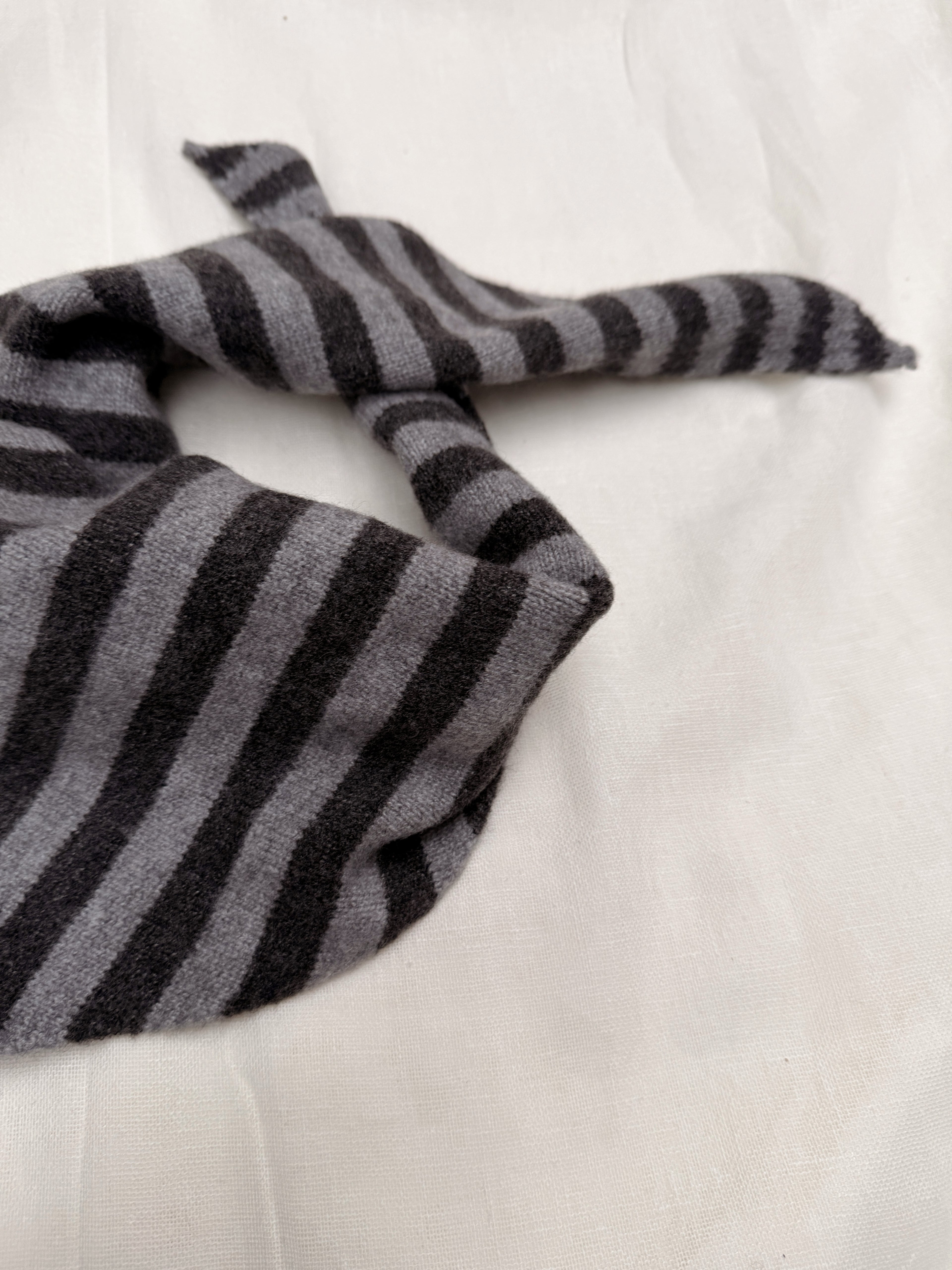 Foulard Raoul - gris foncé et gris clair