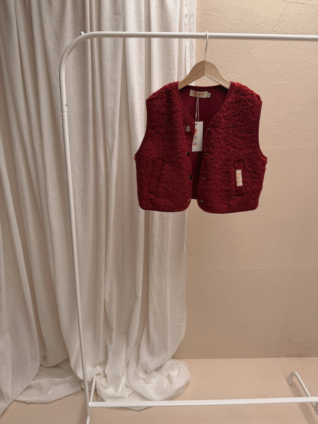 Gilet Anouk - bordeaux