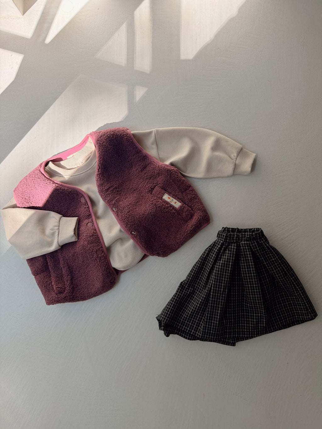 Gilet Léo - prune