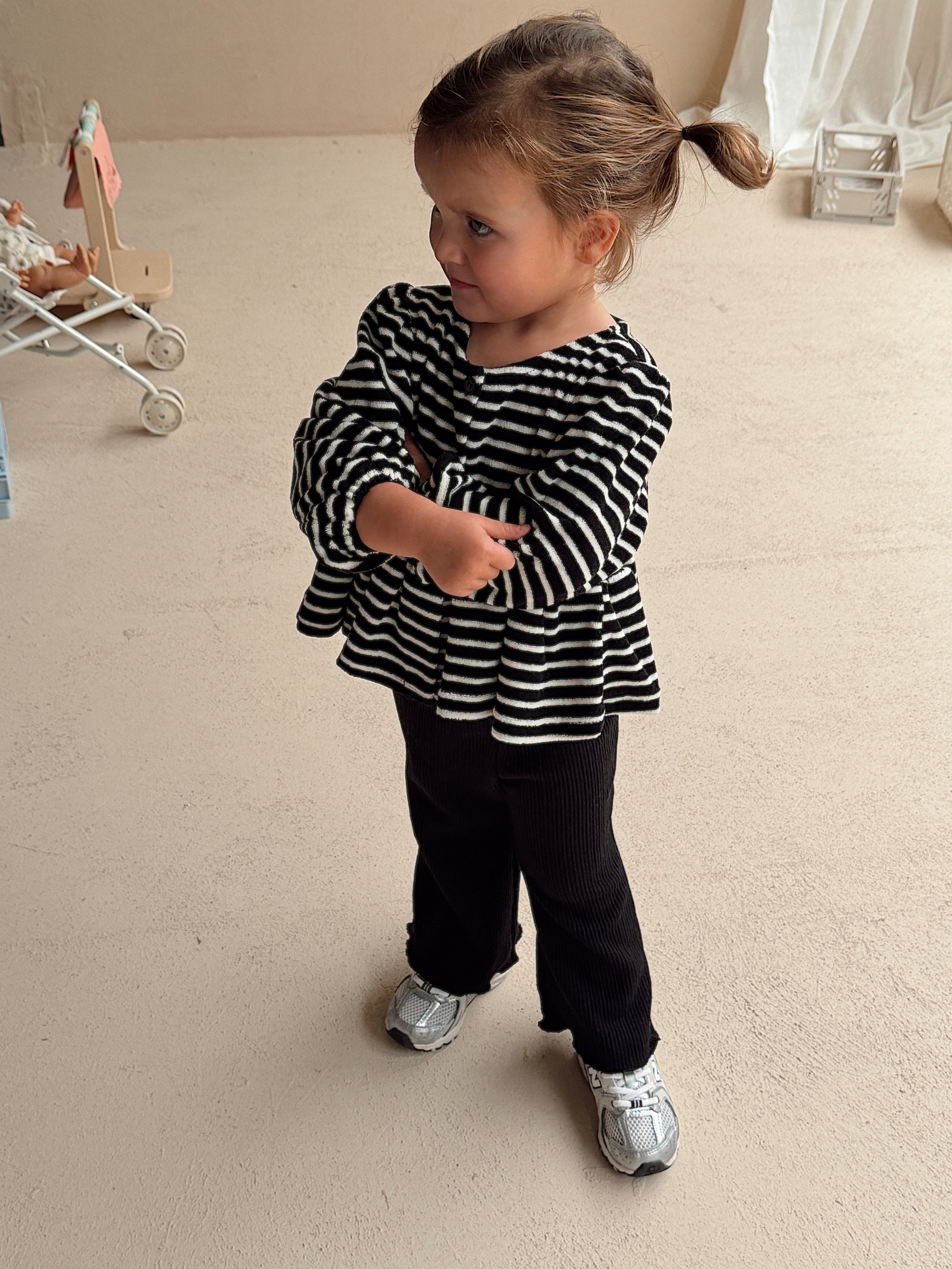 Gilet Flora - noir et blanc