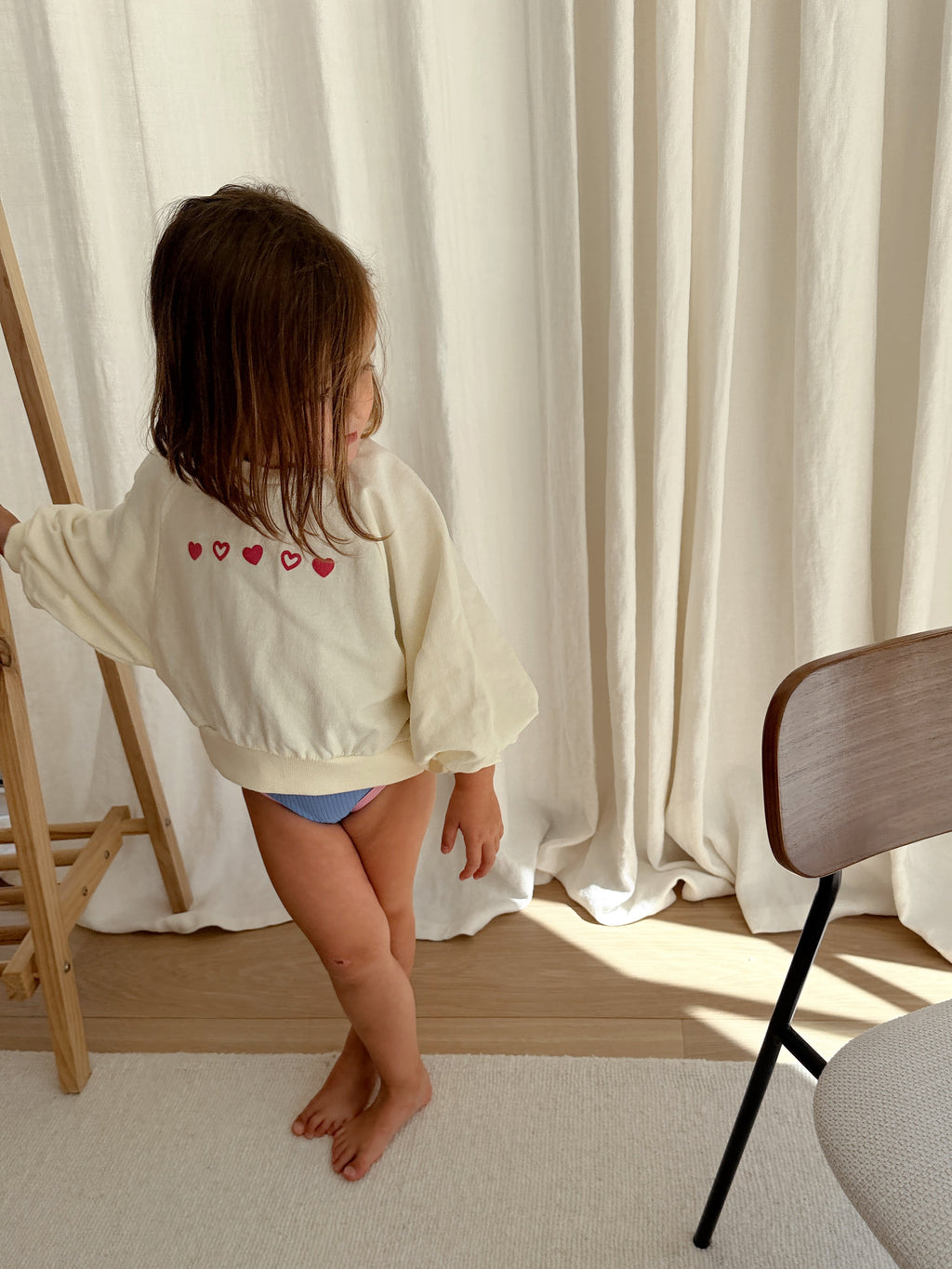 Sweatshirt Maddie - ecru
