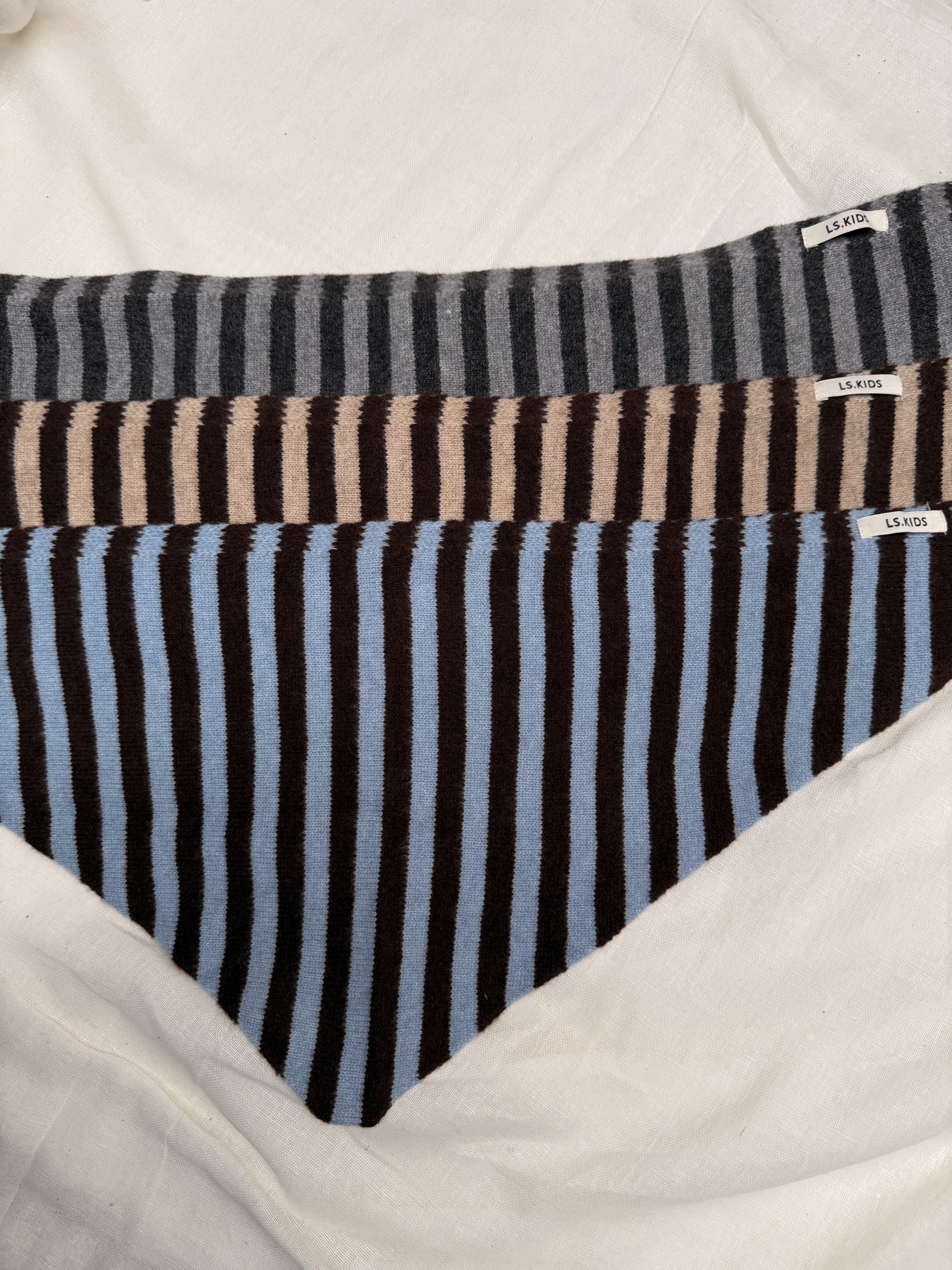 Foulard Raoul - bleu et brun