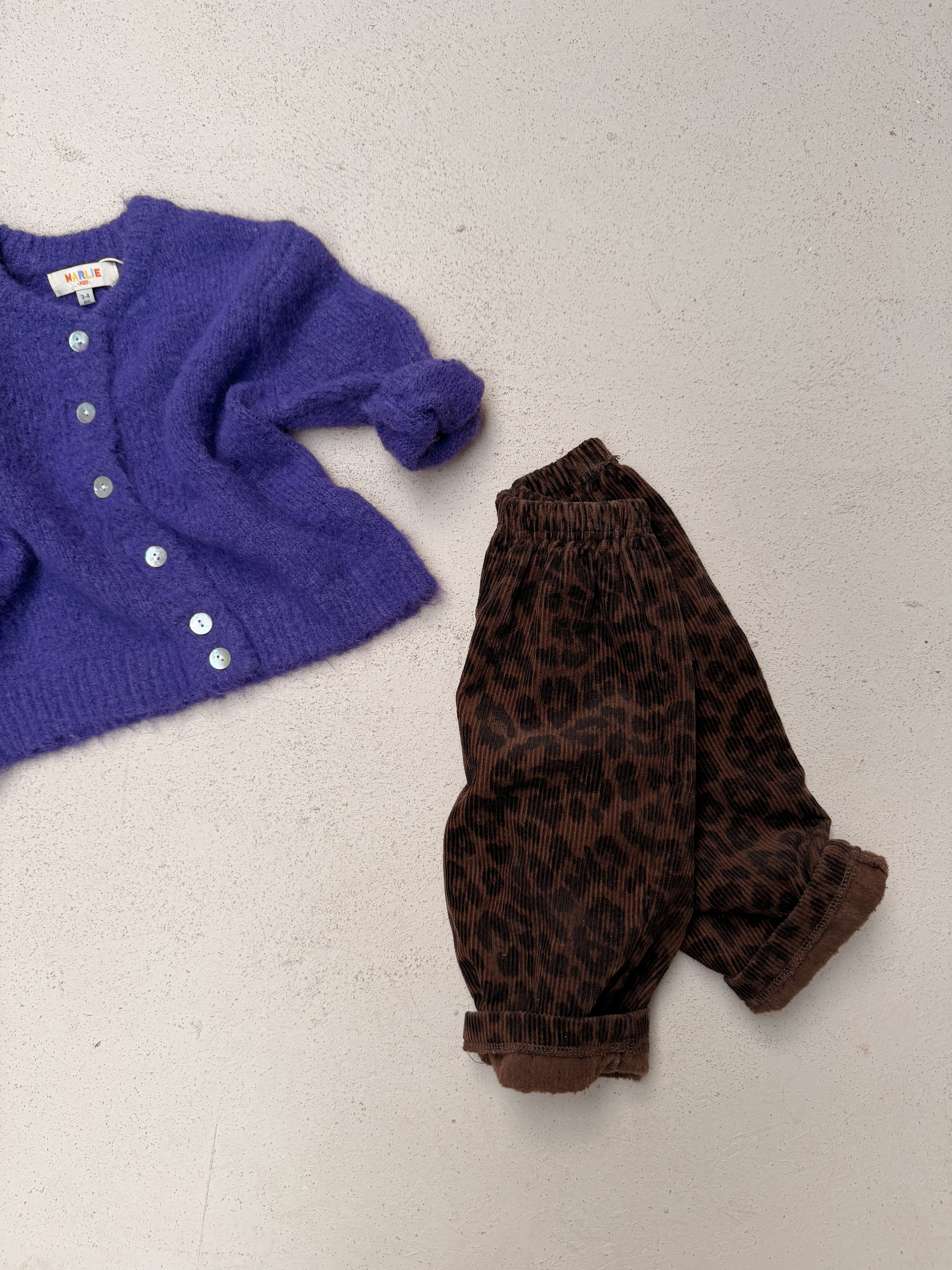 Pantalon Nora - léopard brun