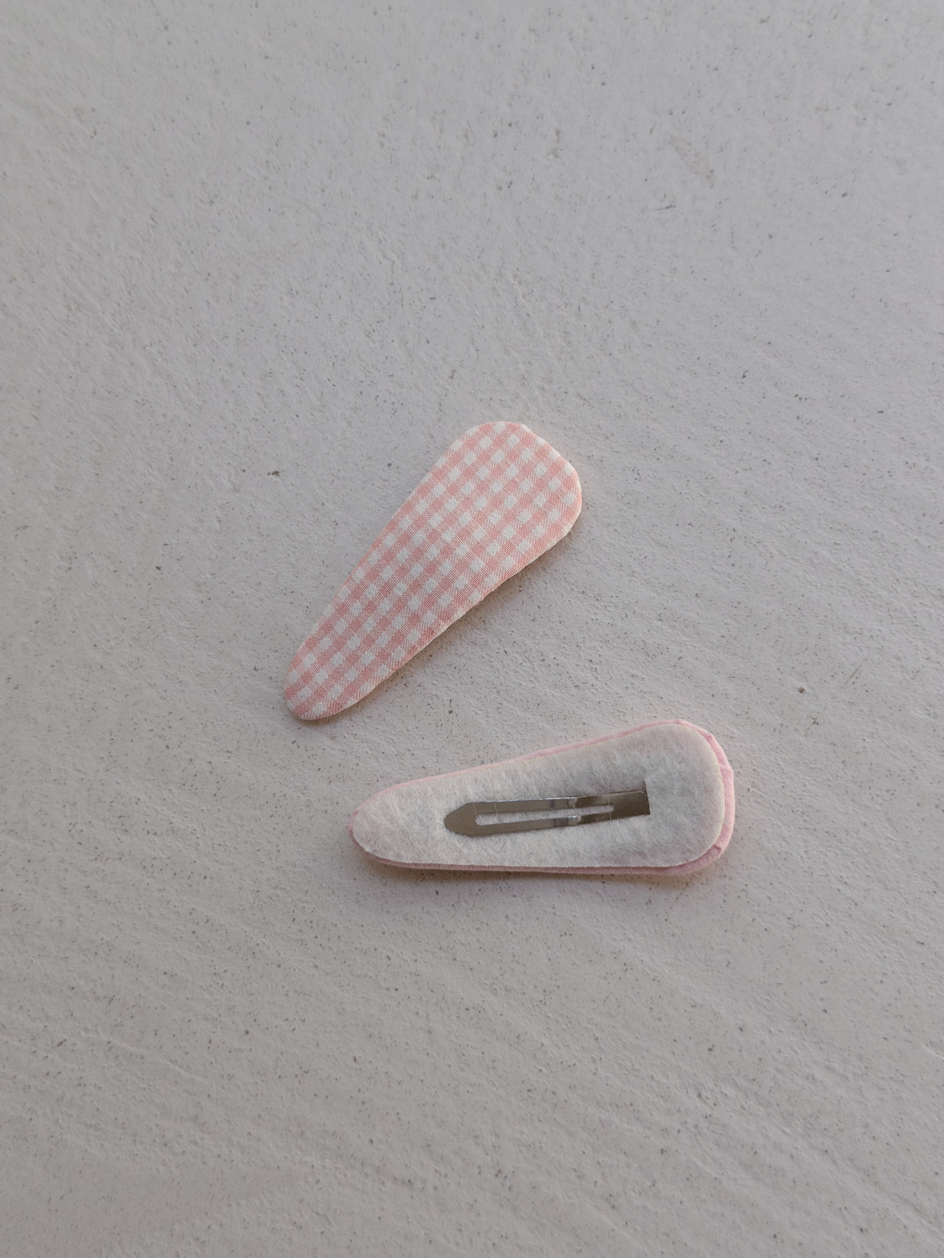 Pinces Gina - rose pâle